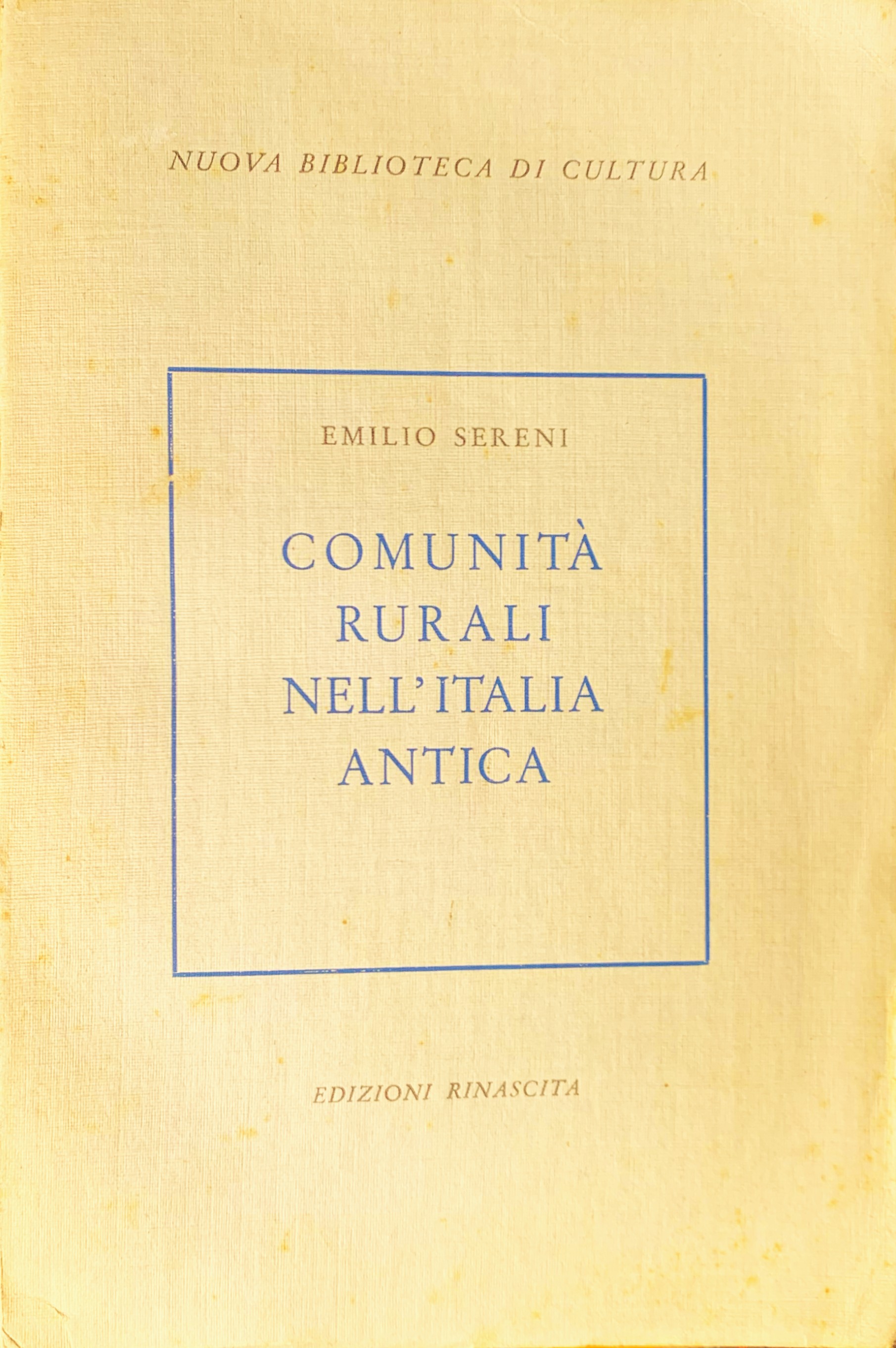 Comunità rurali nell'Italia antica