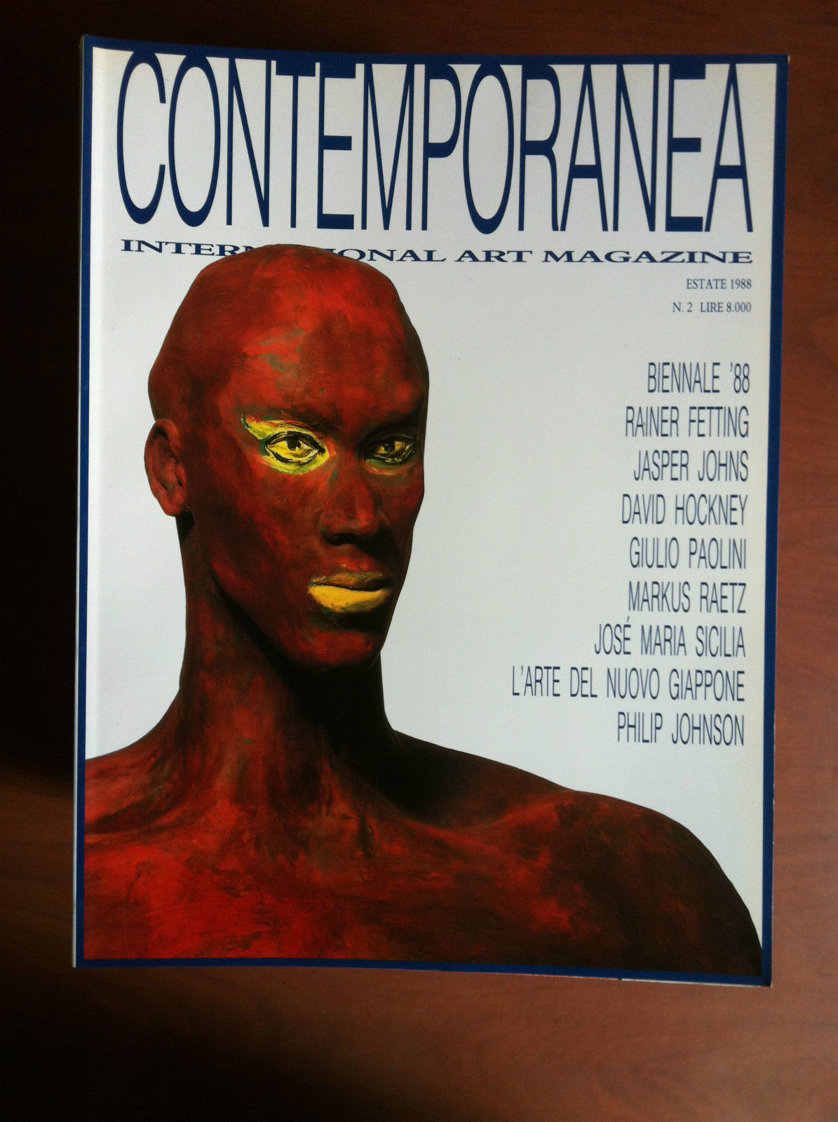 Contemporanea Int.le Art Magazine n^ 2 Estate 1988 - Cover: …