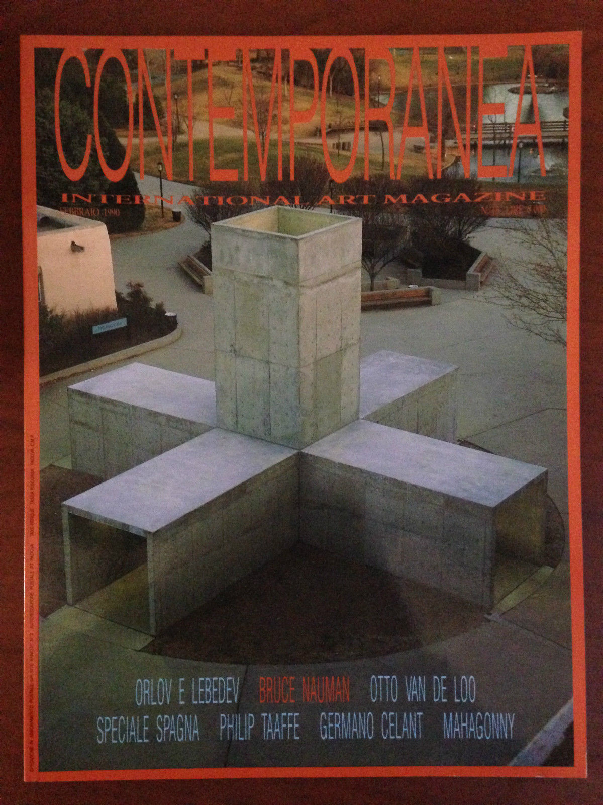 Contemporanea n^ 15 Febbraio 1990 Cover: Bruce Nauman - E20011