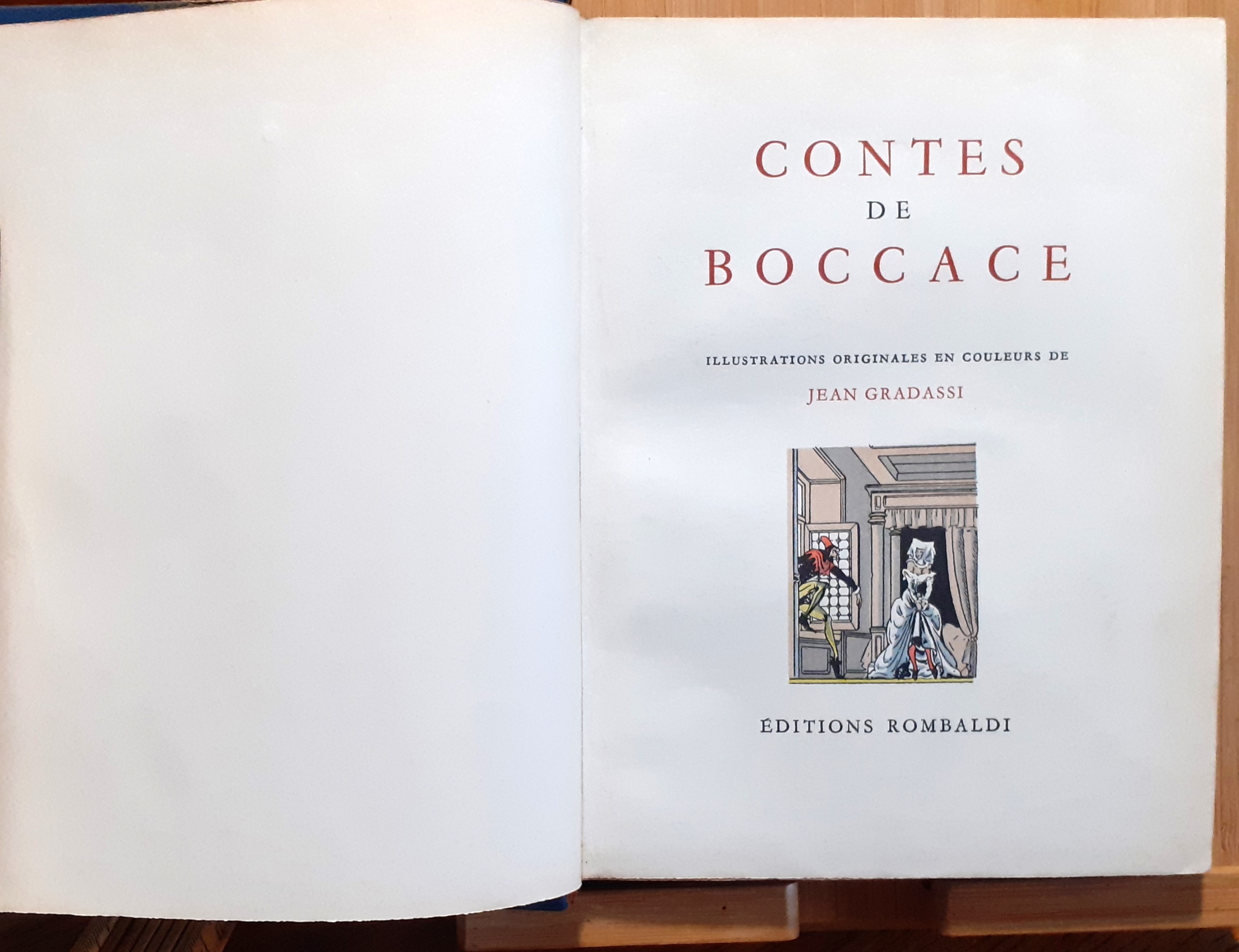 Contes de Boccace Editions Rombaldi Paris 1950