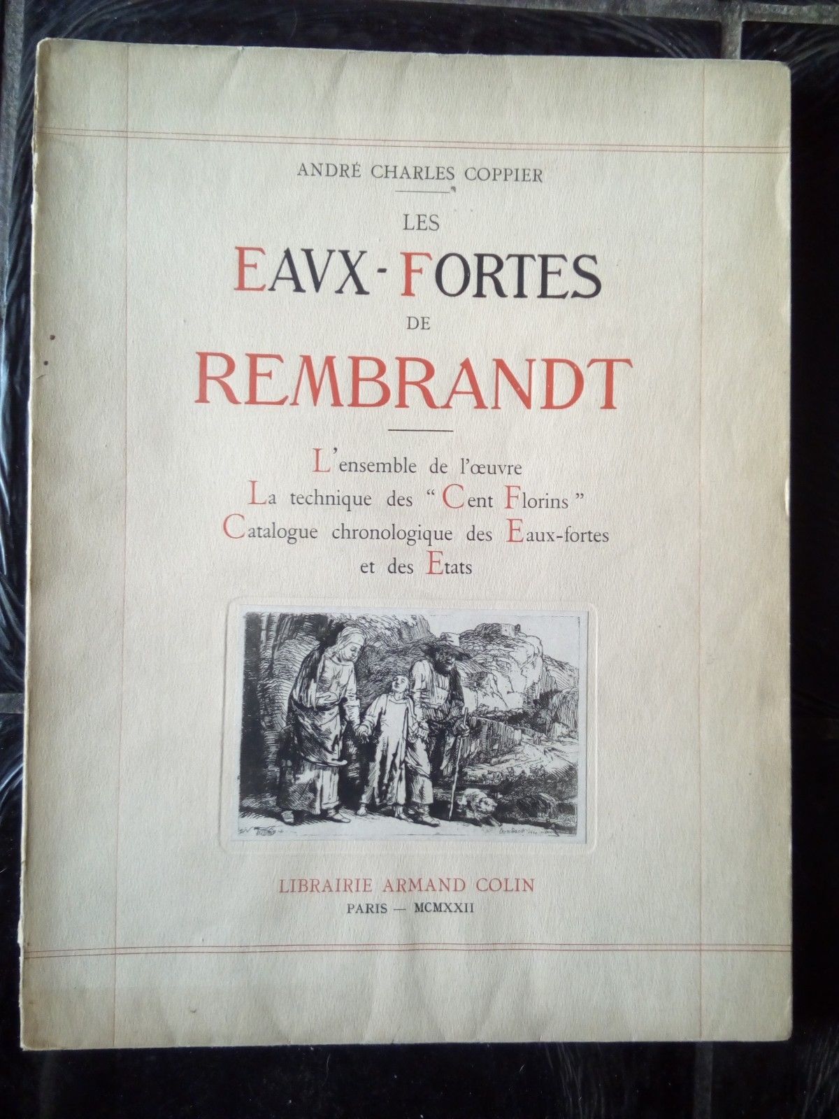 Coppier les eaux-fortes de Rembrandt Paris 1923