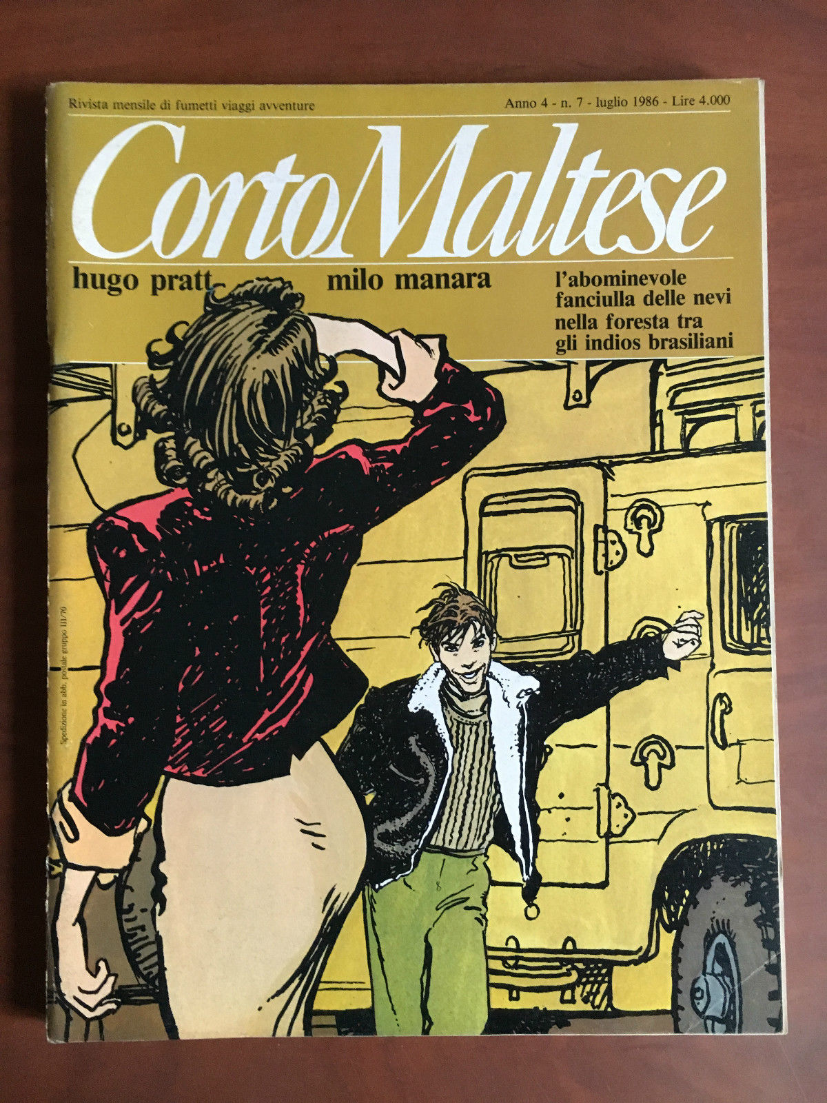 Corto Maltese Anno 4 n^ 7 Luglio 1986 - E21484