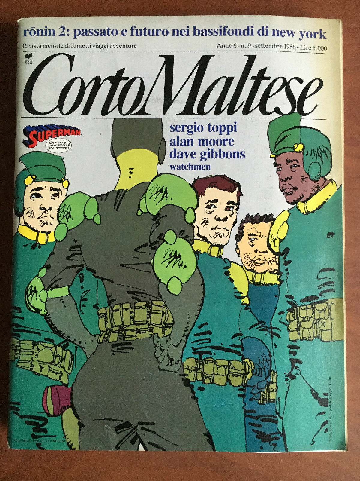 Corto Maltese Anno 6 n^ 9 Settembre 1988 - E21495