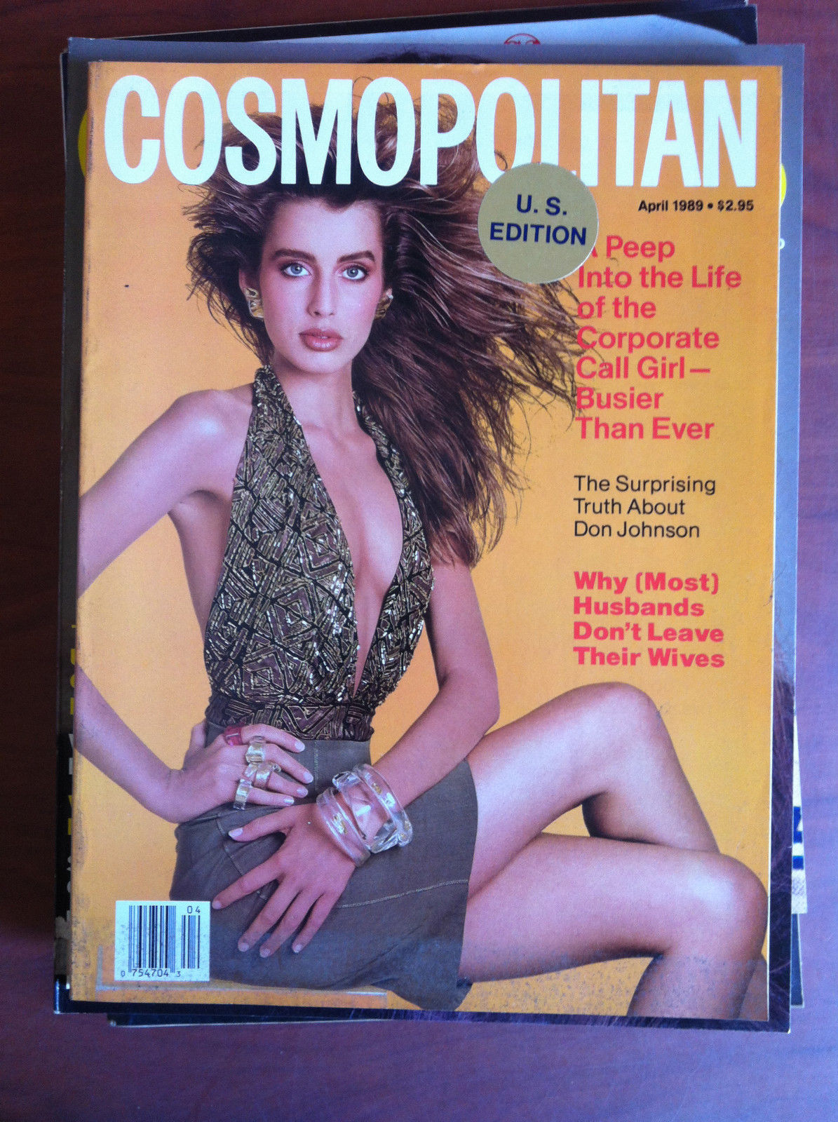 Cosmopolitan April 1989 Cover: Julie Anderson - E12307