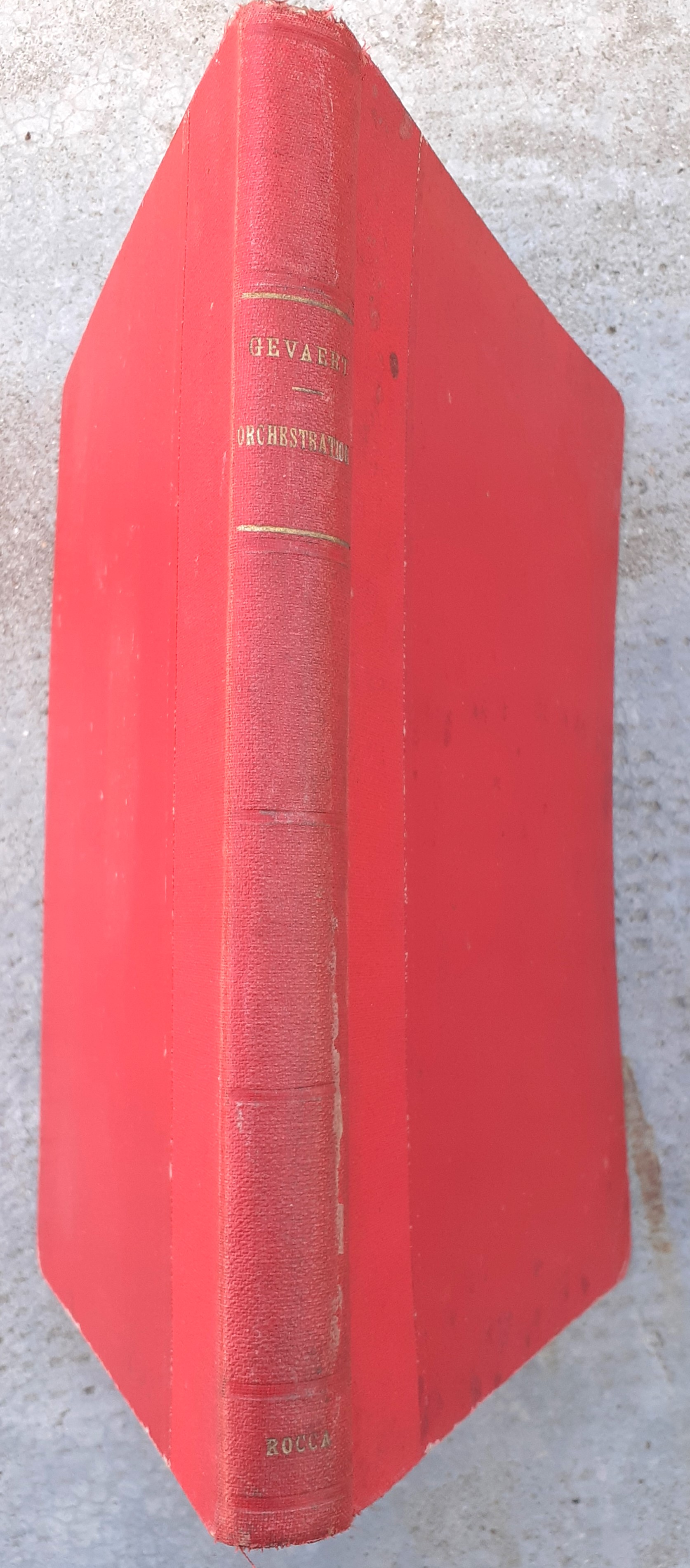 Cours métodique d'orchestration par GEVAERT Paris 1890
