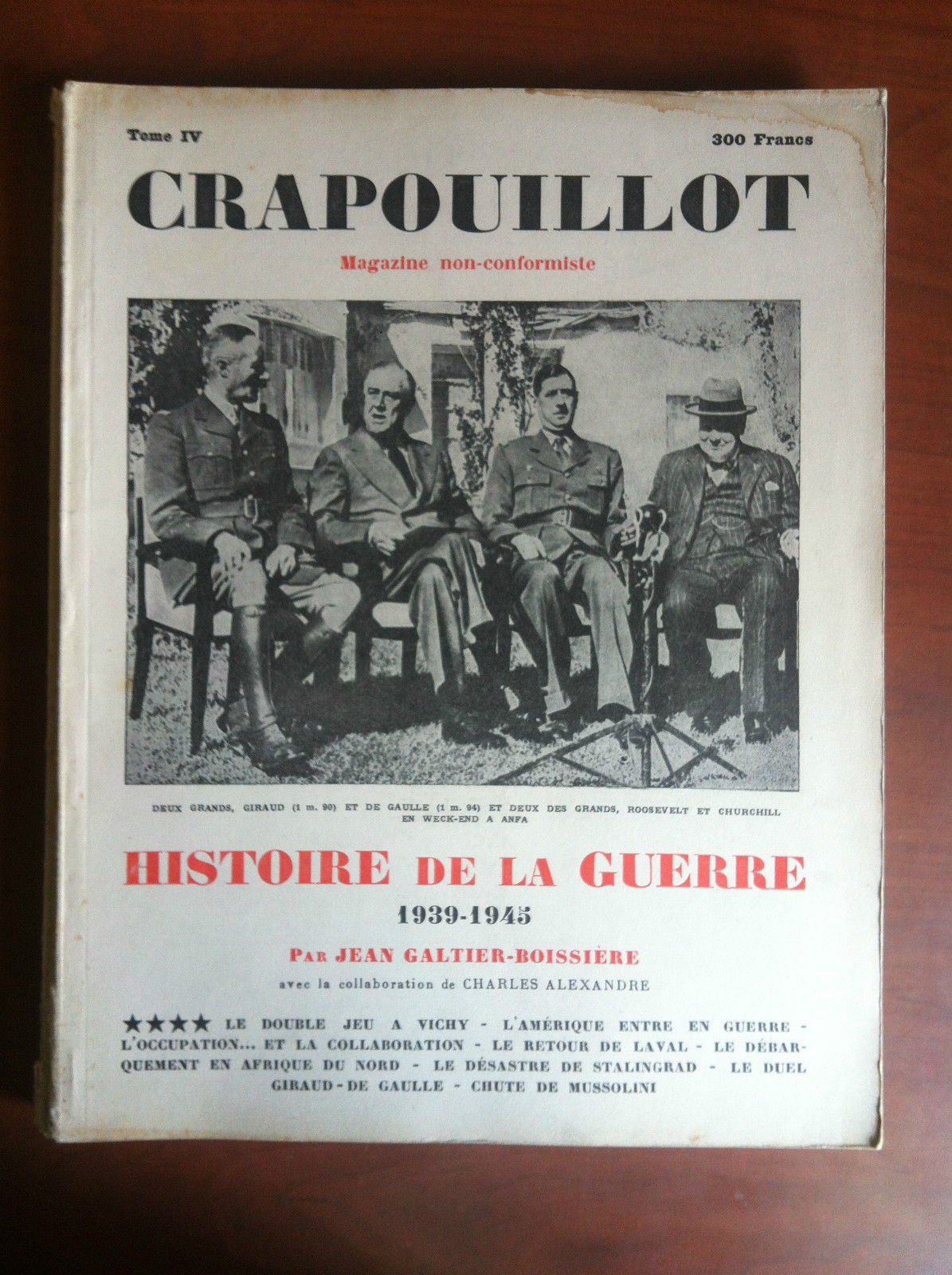 Crapouillot Tome IV - Histoire de la Guerre 1939-45 - …
