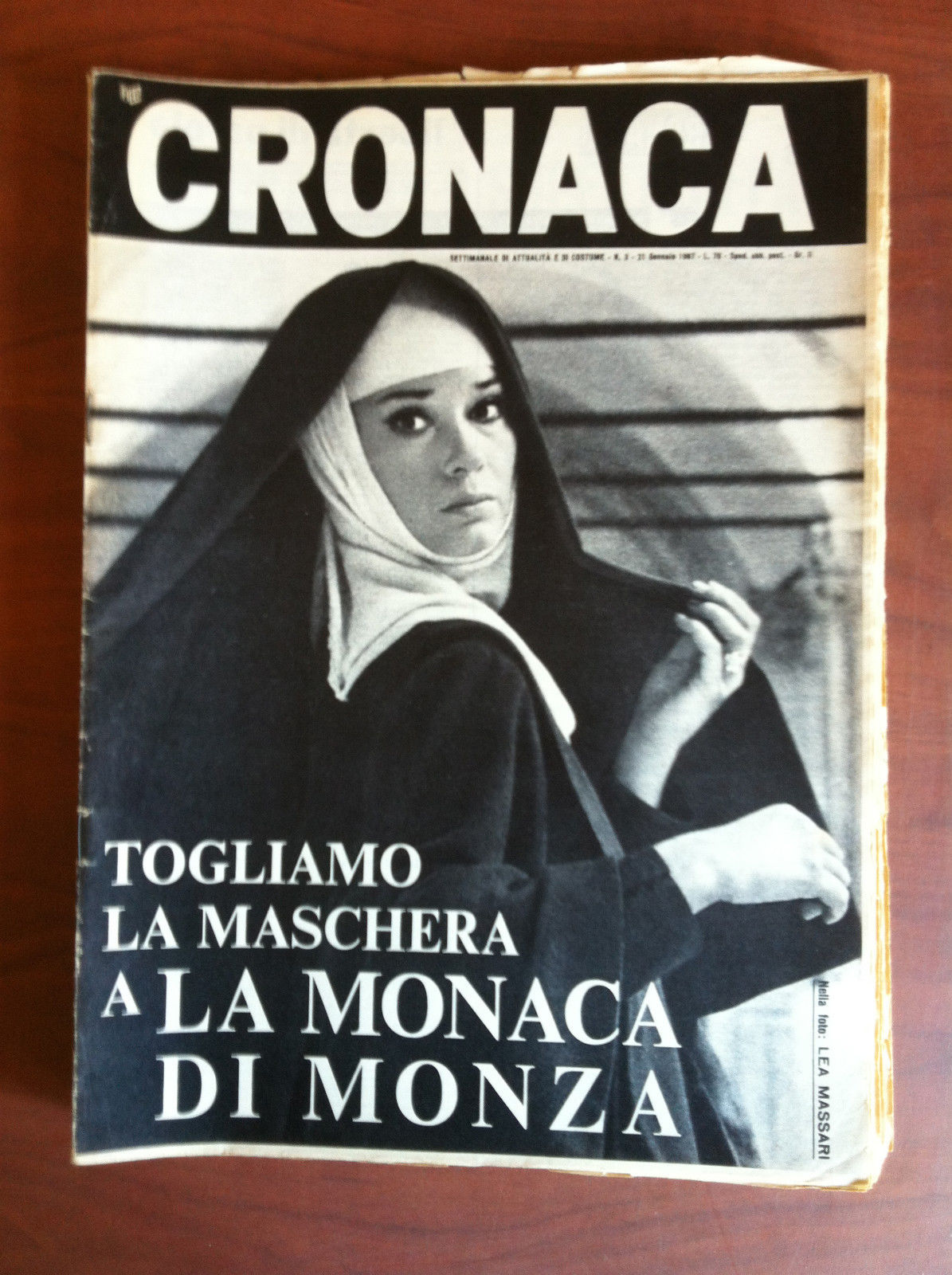 Cronaca n^ 3 - 21 Gennaio 1967 Cover: Lea Massari …