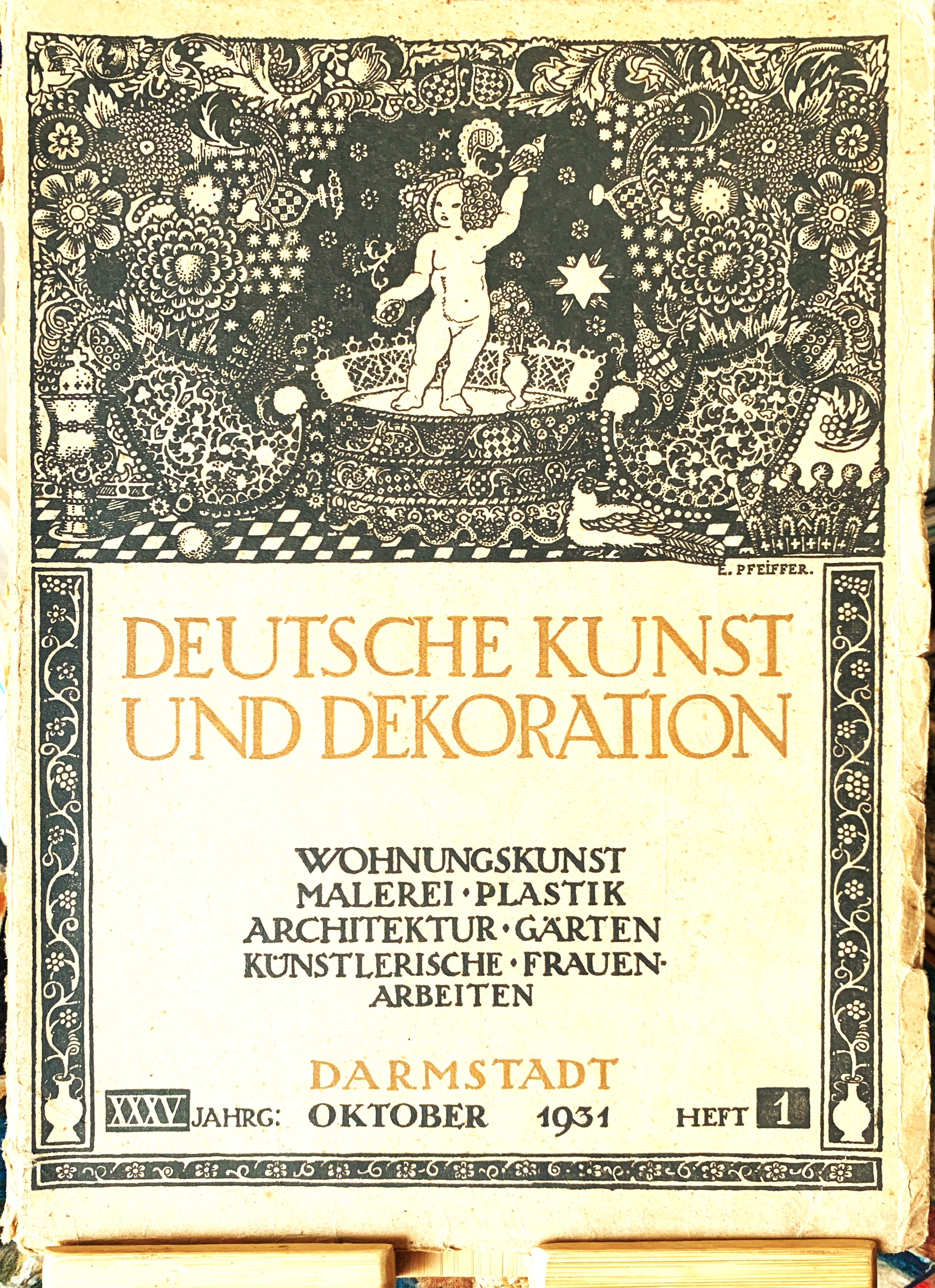Deutsche Kunst und Dekoration. Wohnungskunst - Malerei - Plastik - …