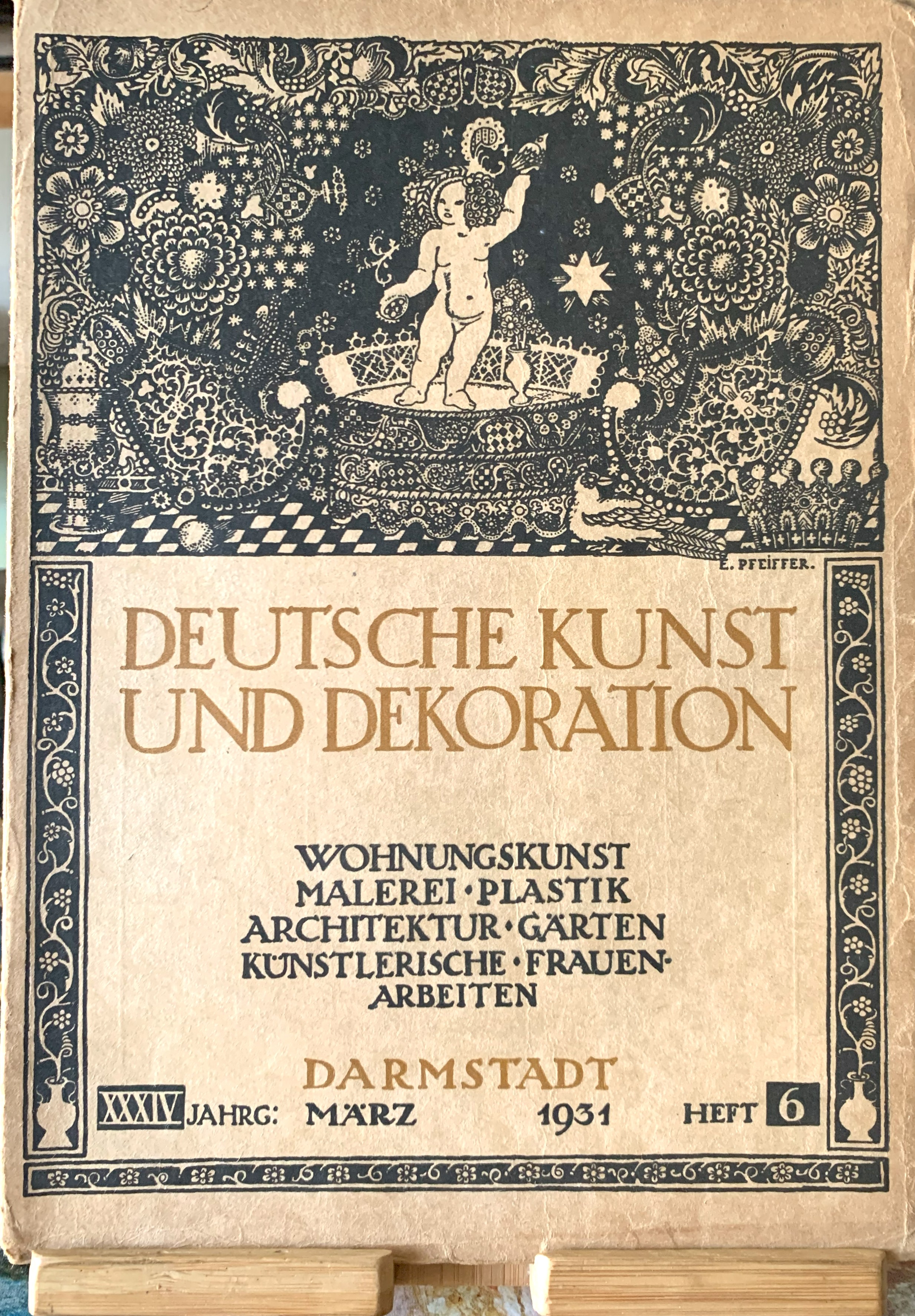 Deutsche Kunst und Dekoration. Wohnungskunst - Malerei - Plastik - …