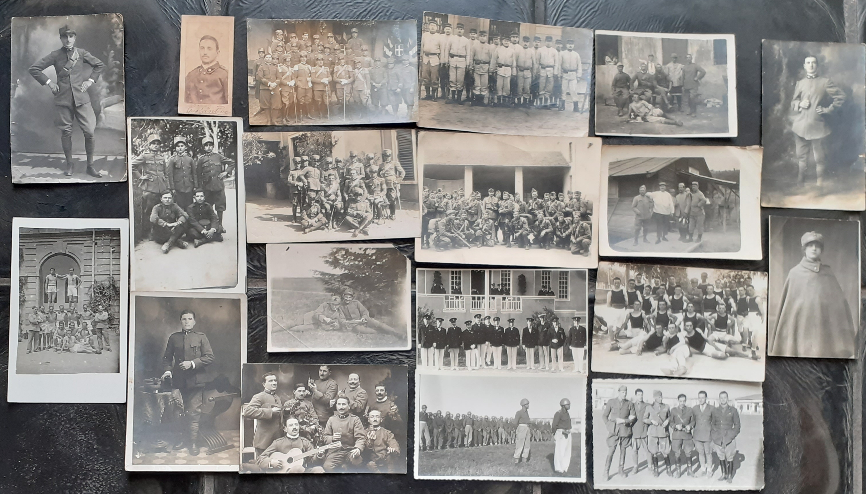 Diciannove fotografie militari inizi '900