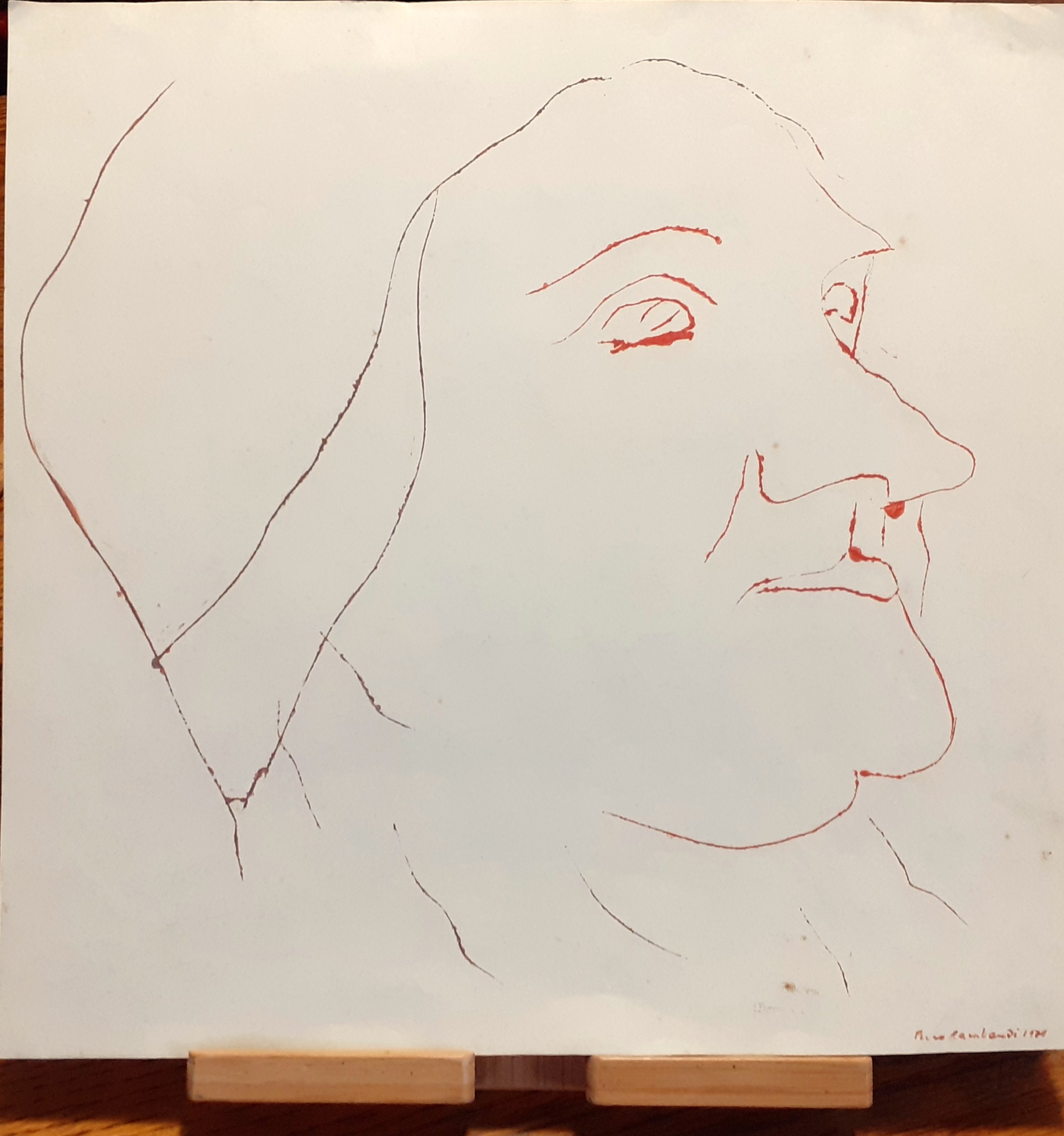 Disegno origina di Piero Rambaudi 1979