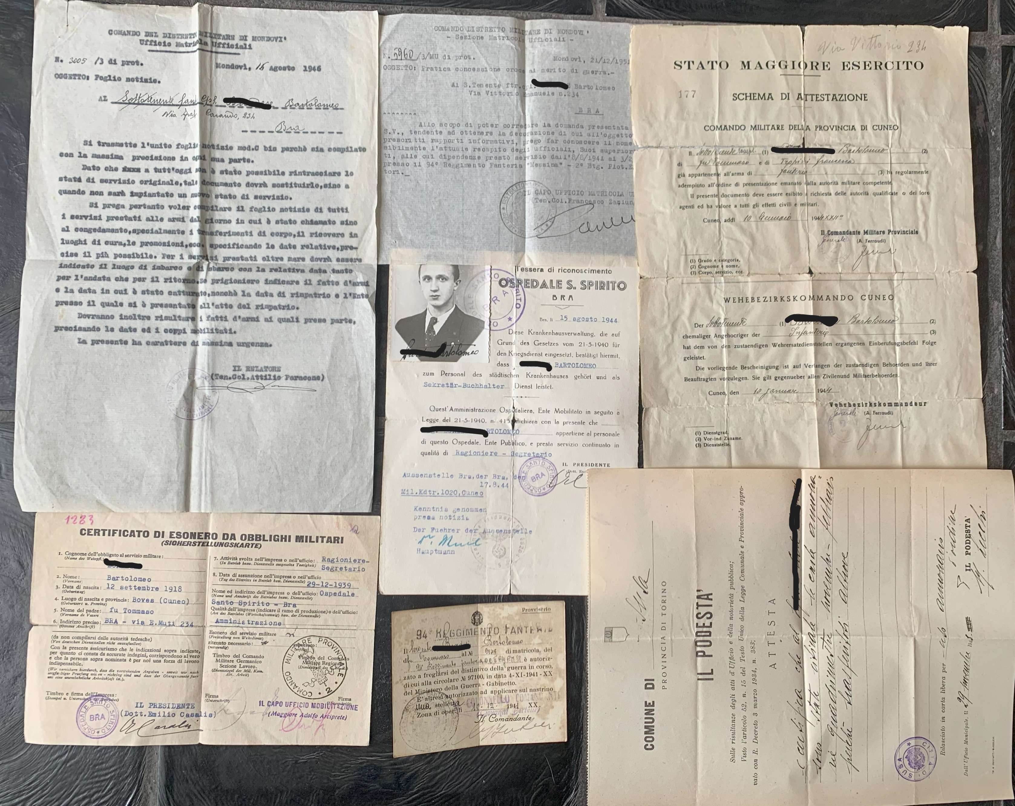 Documenti anni '40
