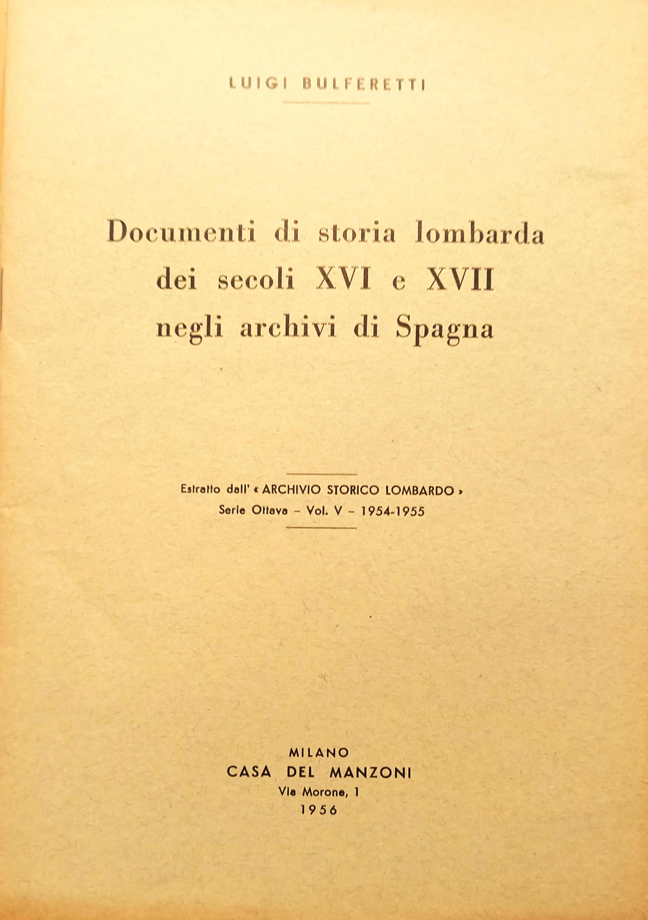 Documenti di Storia Lombarda