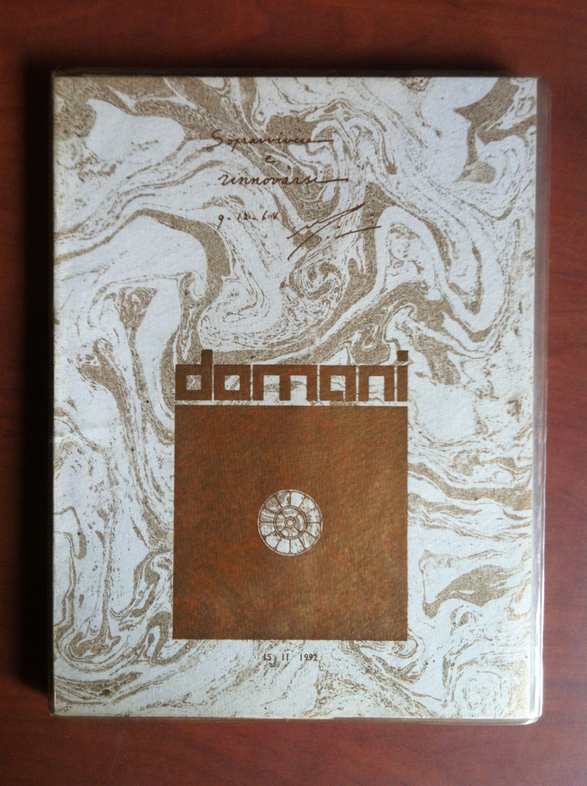 DOMANI n^ 103 Novembre 1992 Sri Aurobindo Ashram India - …