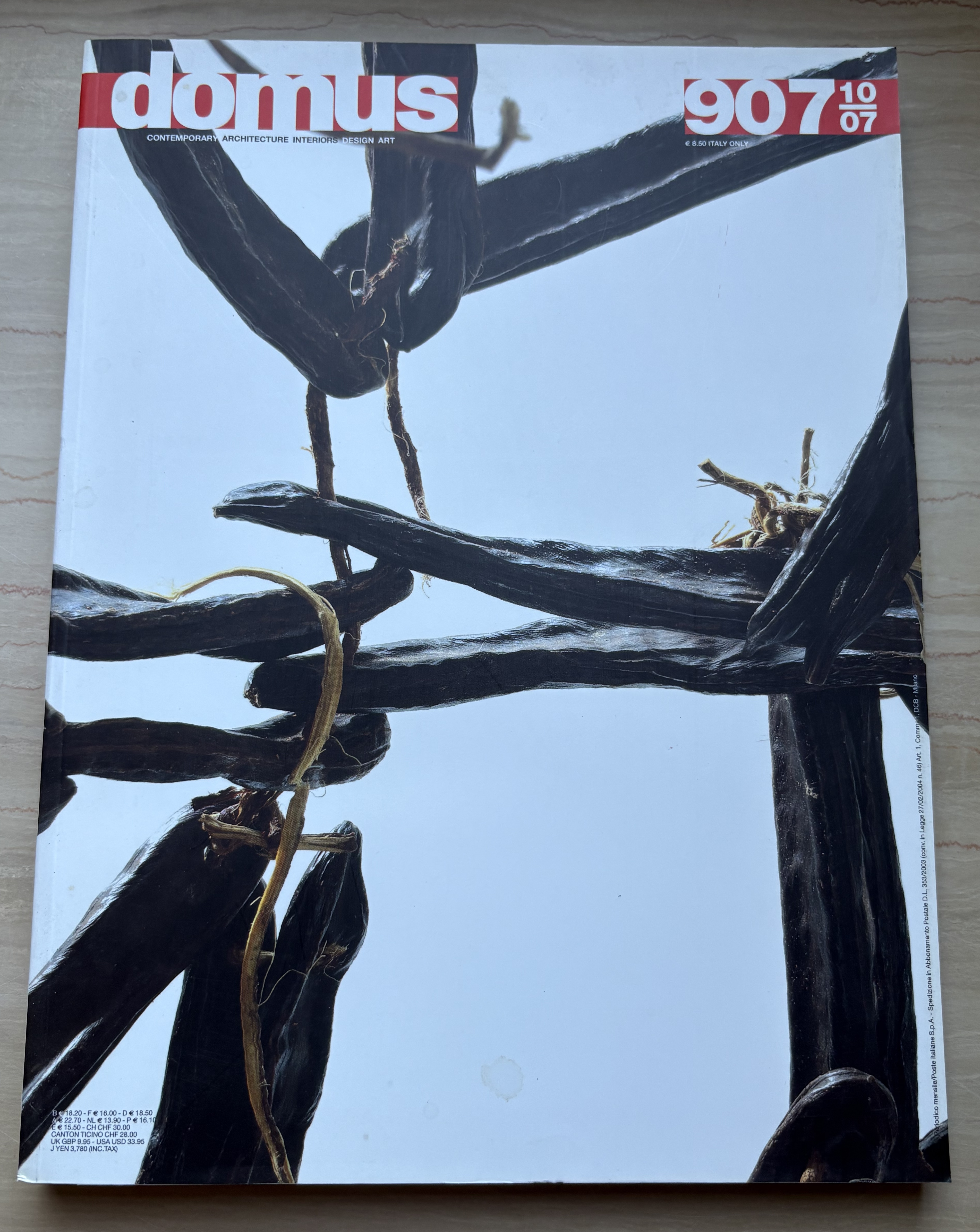 domus 907. Contemporary Architecture Interiors Design Arts Ottobre_October 2007