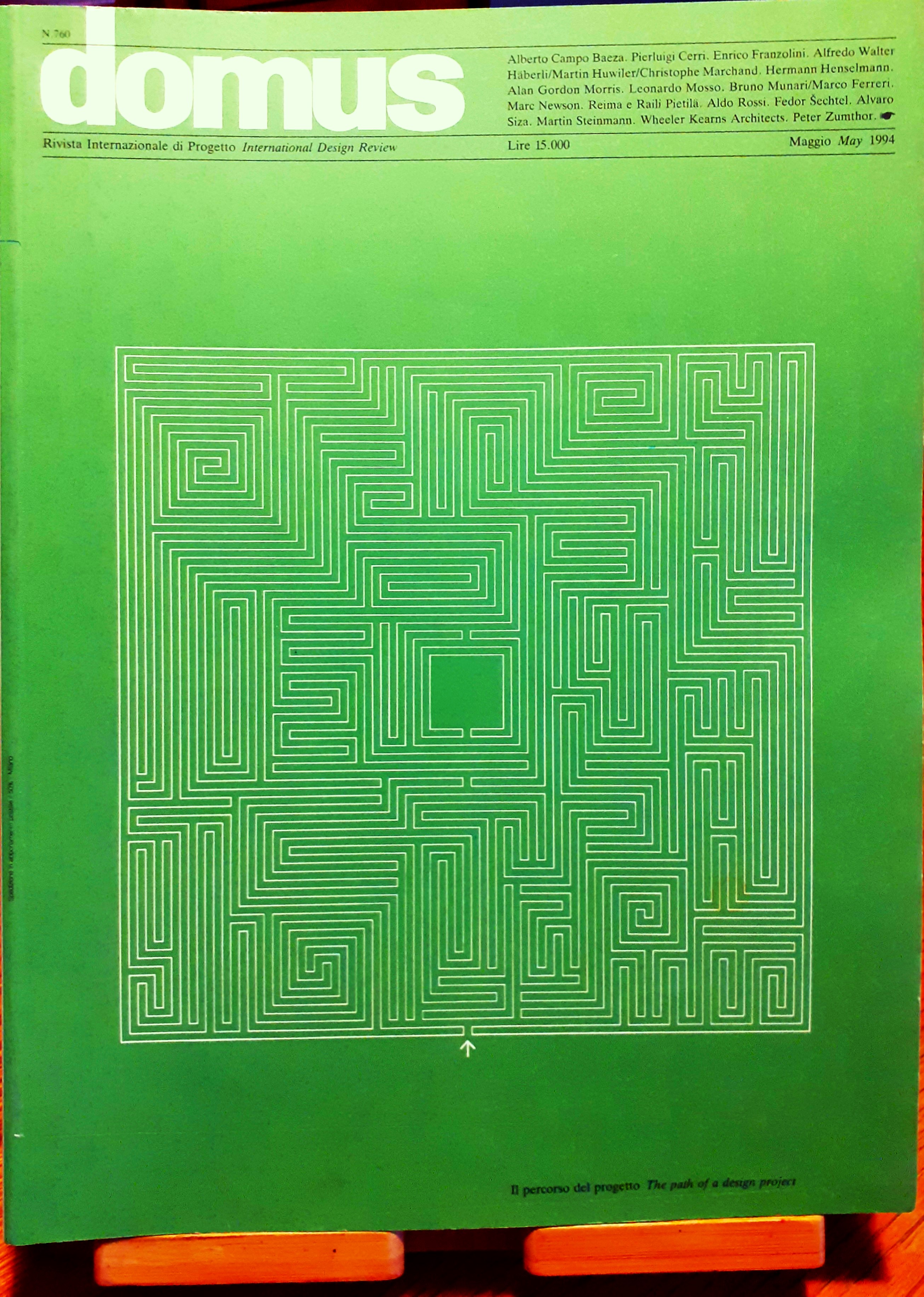 domus architettura design arte comunicazione 1994 n^ 760