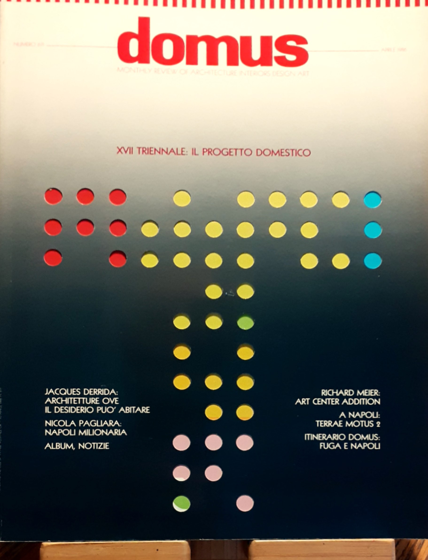 domus architettura design arte numero 671 aprile 1986