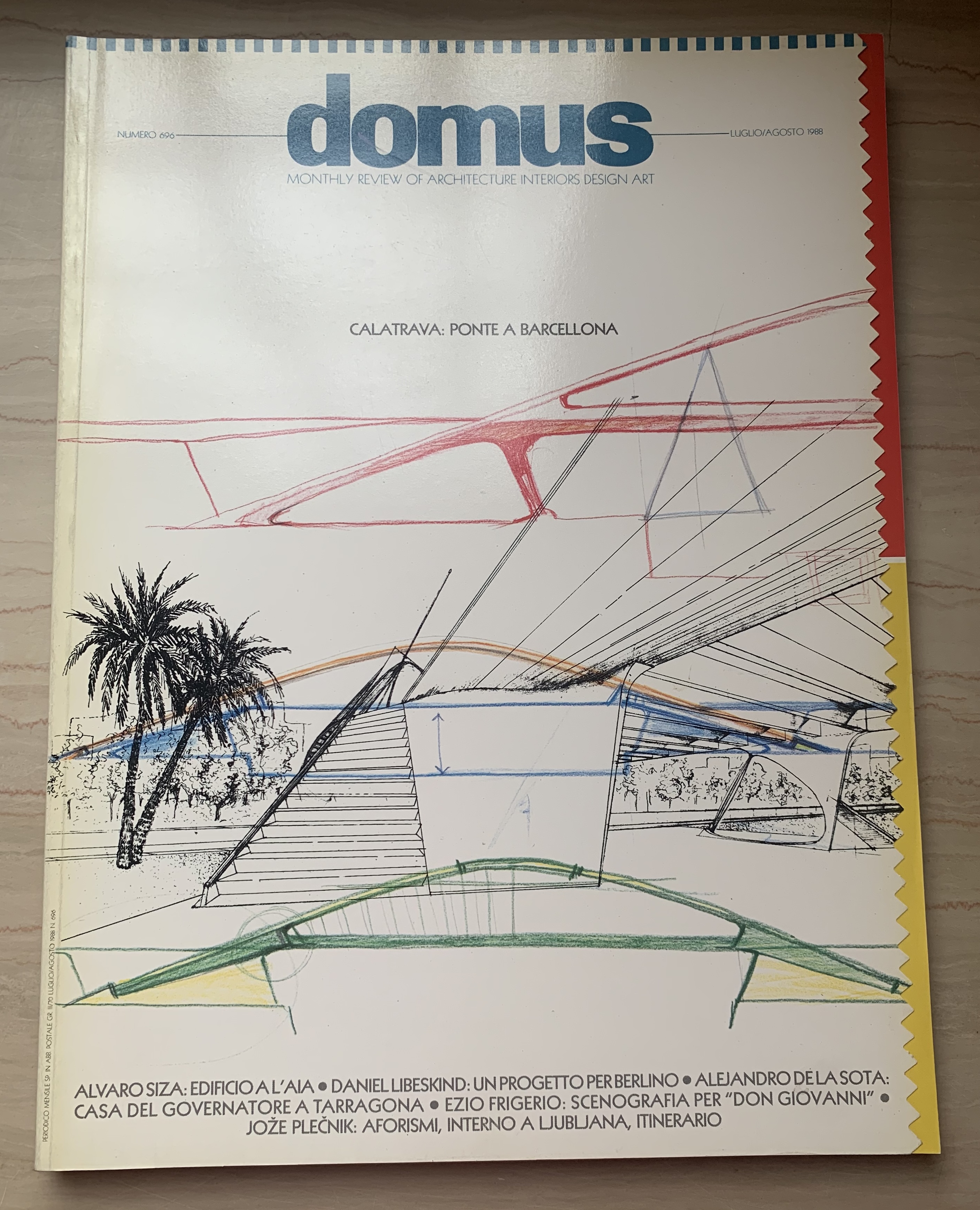 domus. Monthly Review of Architecture Interiors Design Art luglio/agosto 1988 …