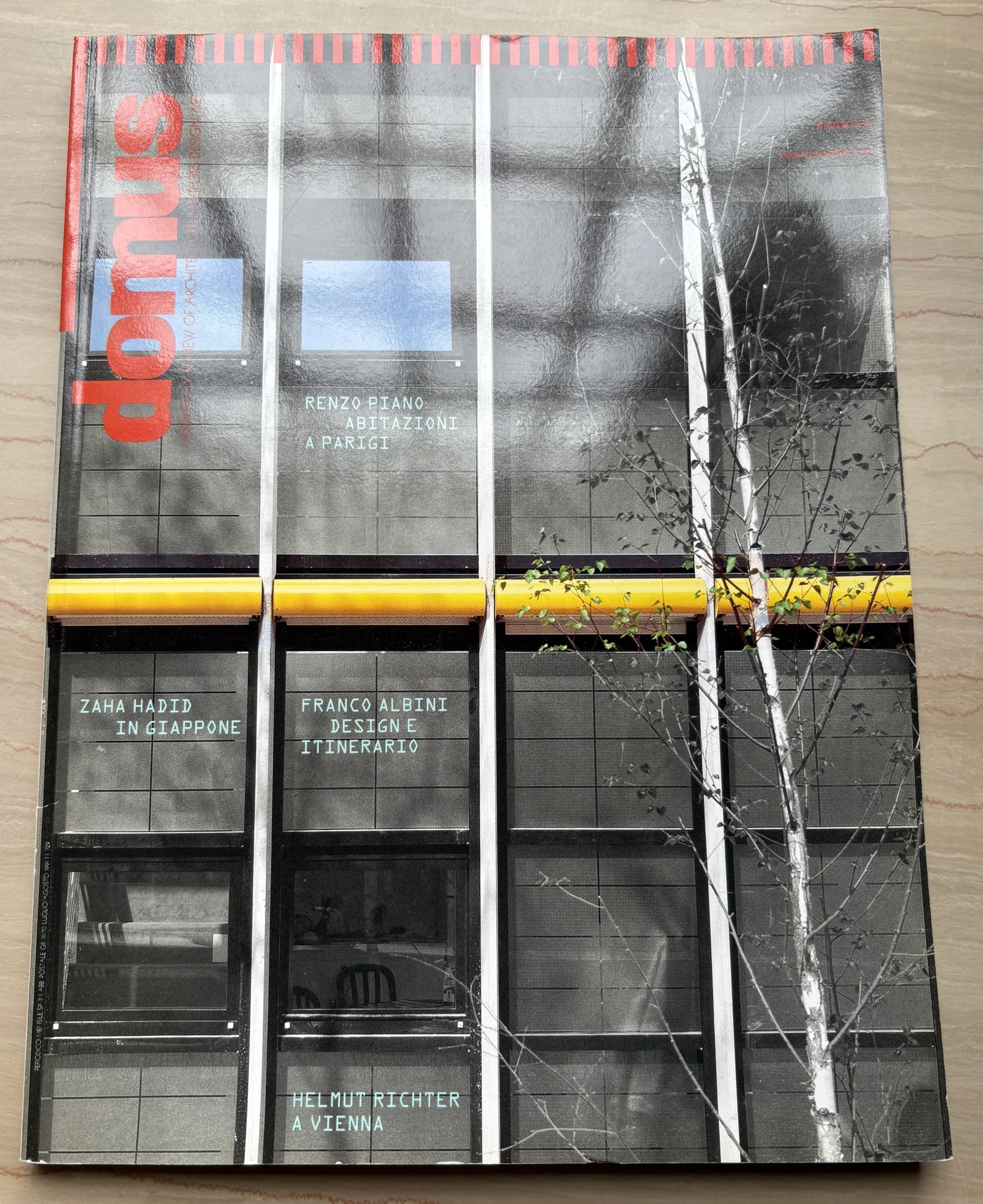 domus. Monthly Review of Architecture Interiors Design Art luglio/agosto 1991 …