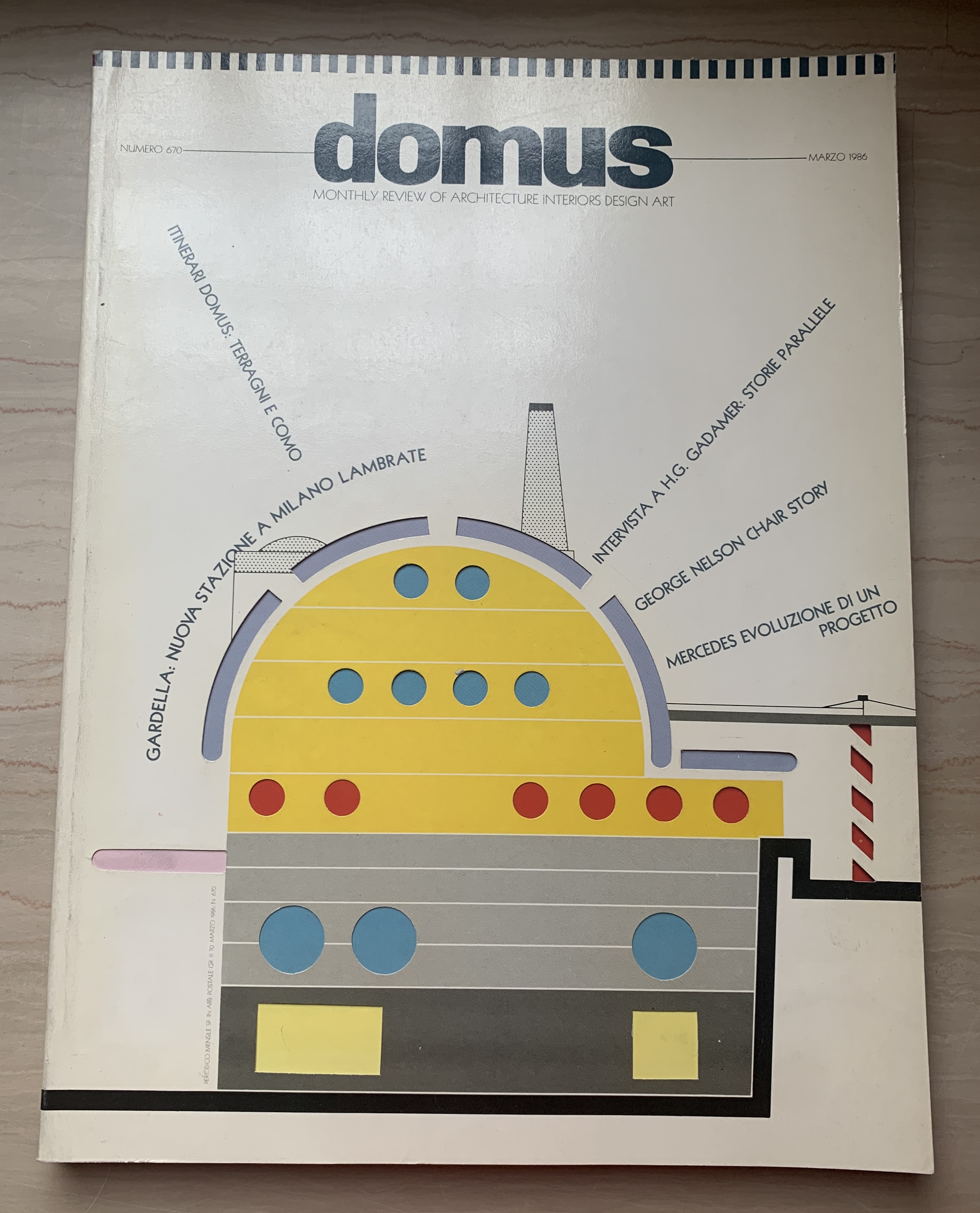 domus. Monthly Review of Architecture Interiors Design Art marzo 1986 …