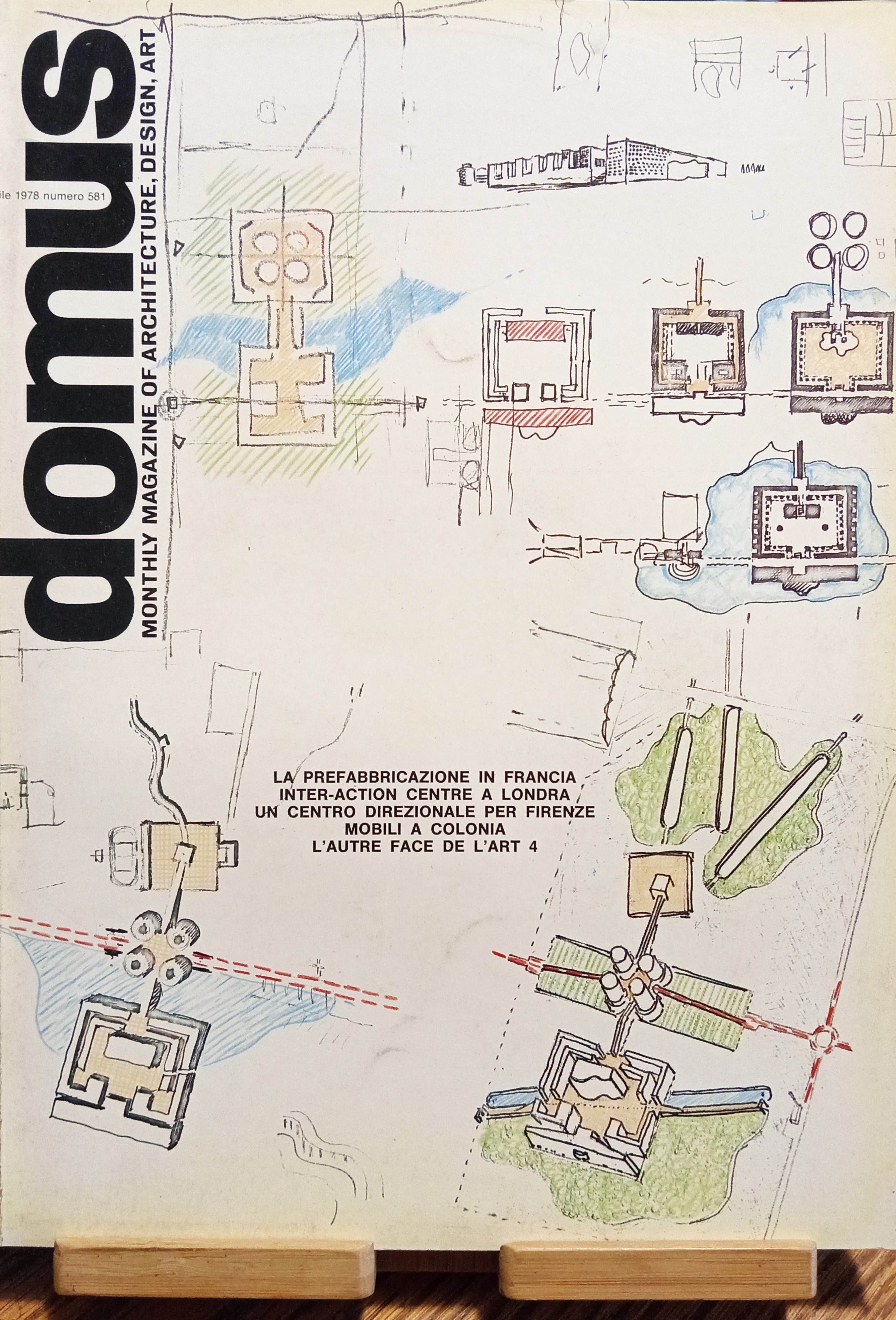 domus numero 581 aprile 1978