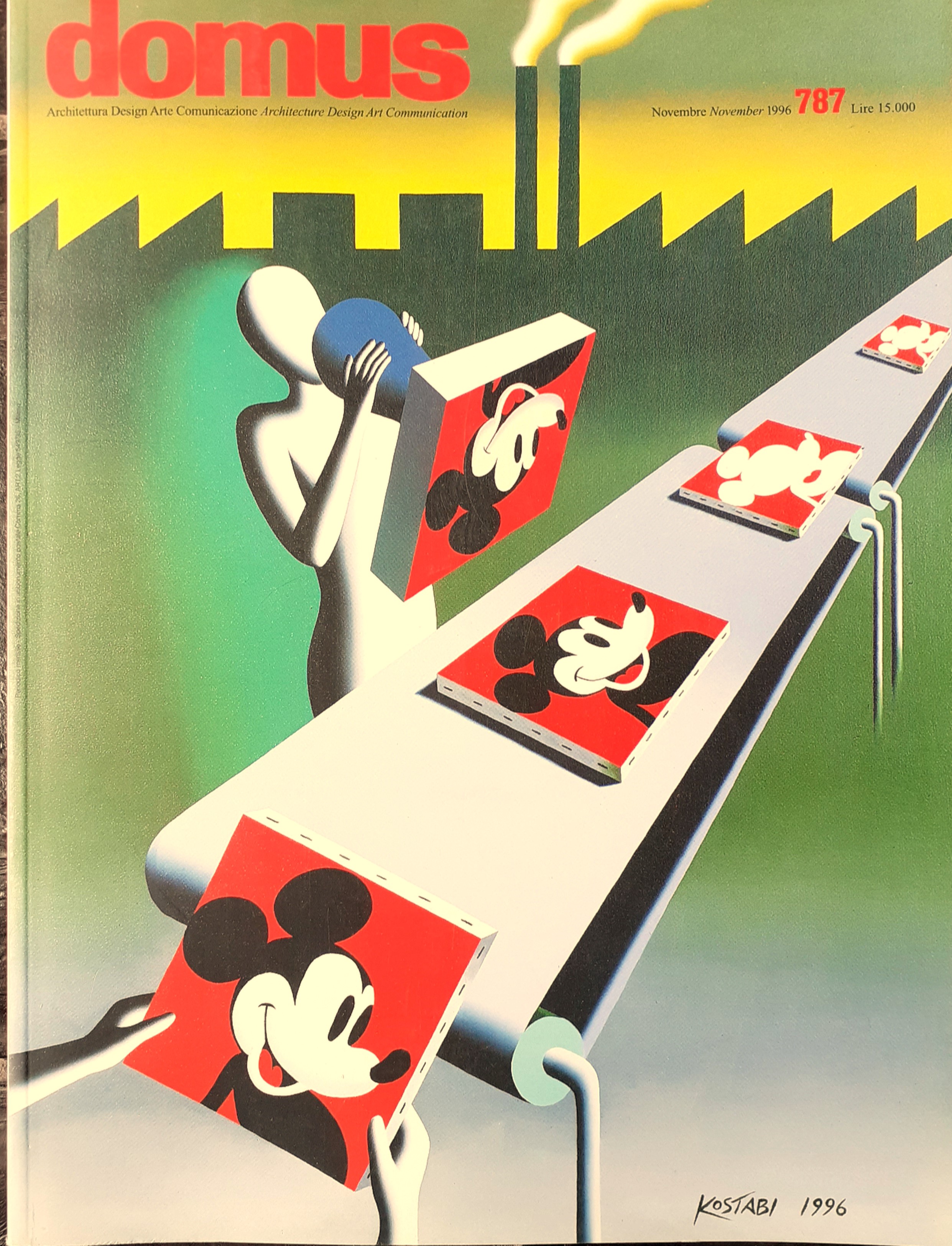 domus rivista architettura design arte N^ 787 novembre 1996