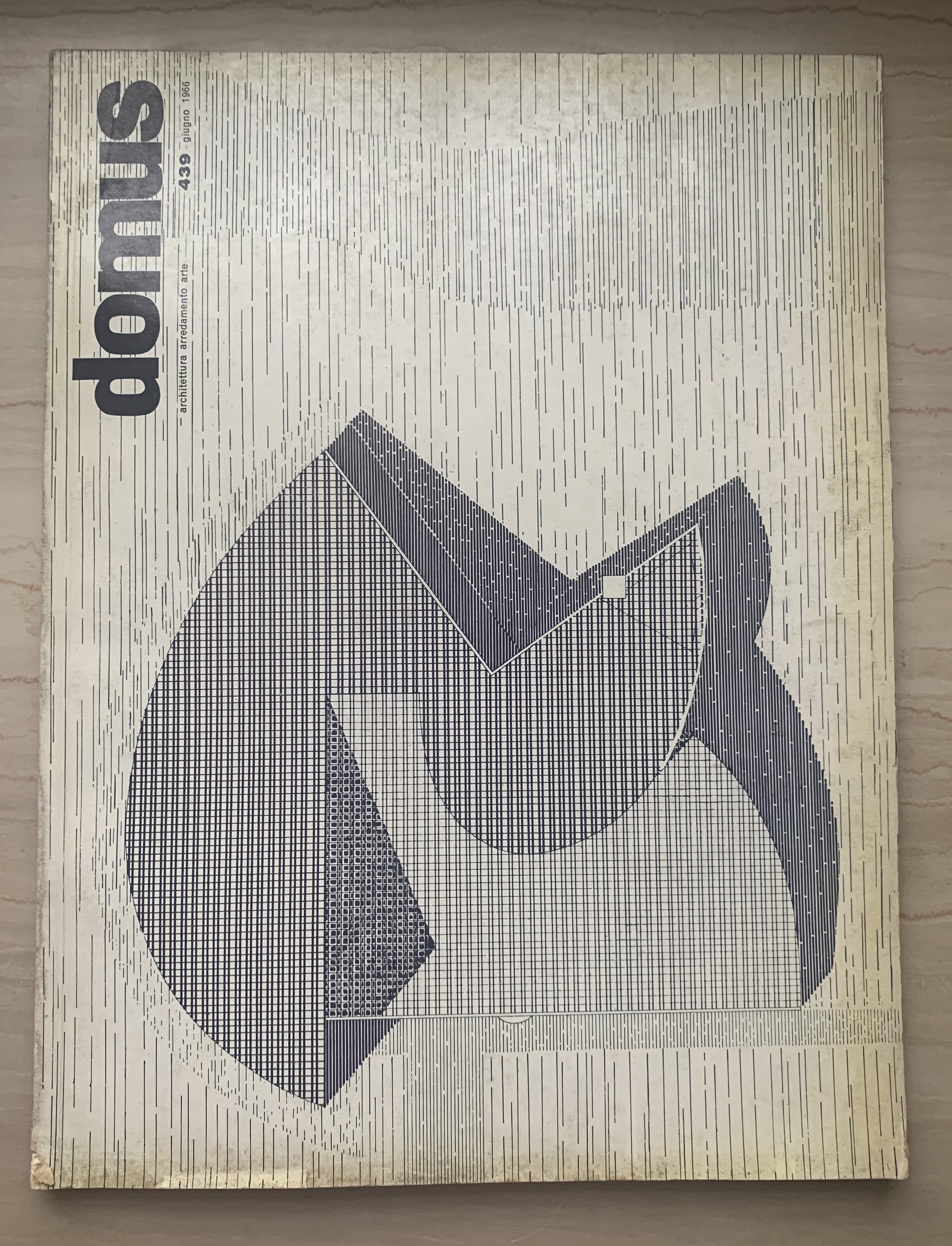domus rivista mensile architettura arredamento arte 439 giugno 6/1966