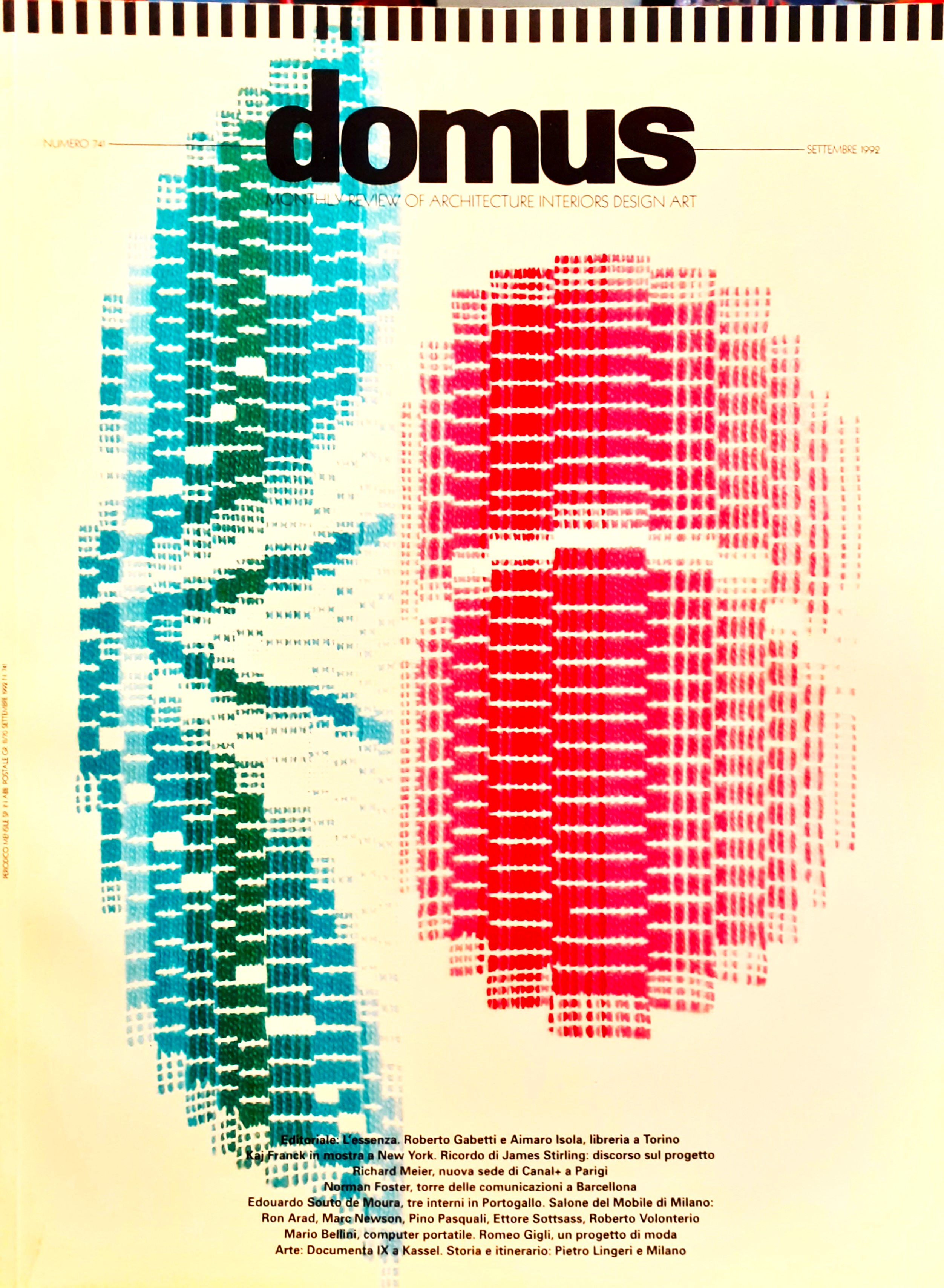 domus settembre 1992 numero 741