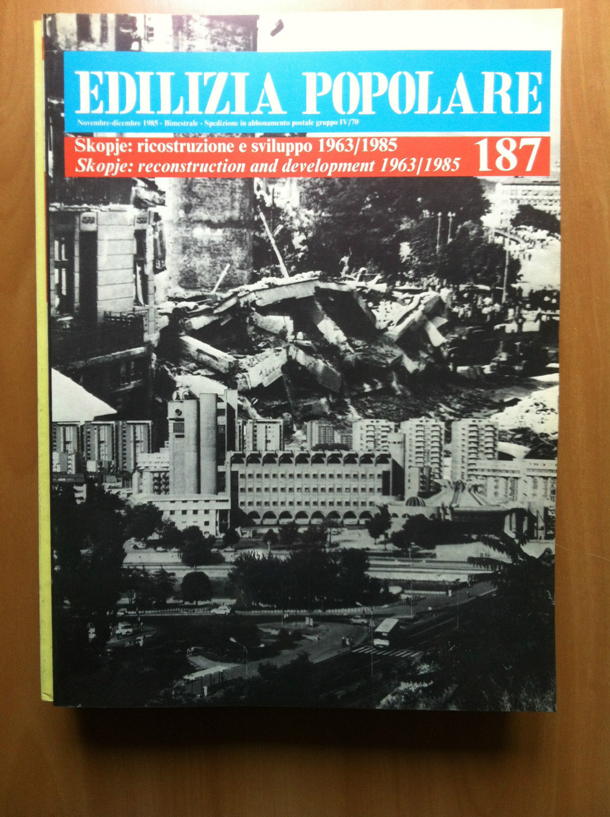Edilizia Popolare n^ 187 Novembre/Dicembre 1985 - E17499