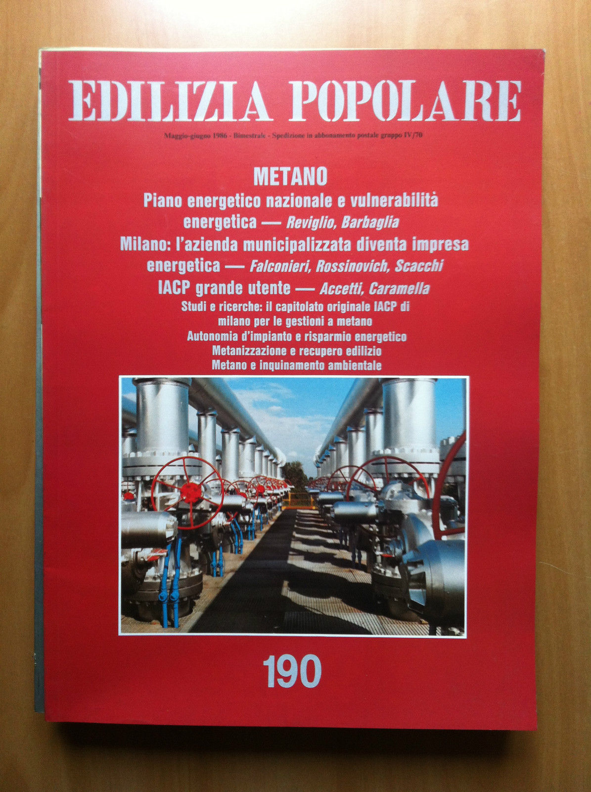 Edilizia Popolare n^ 190 Maggio/Giugno 1986 - E17502