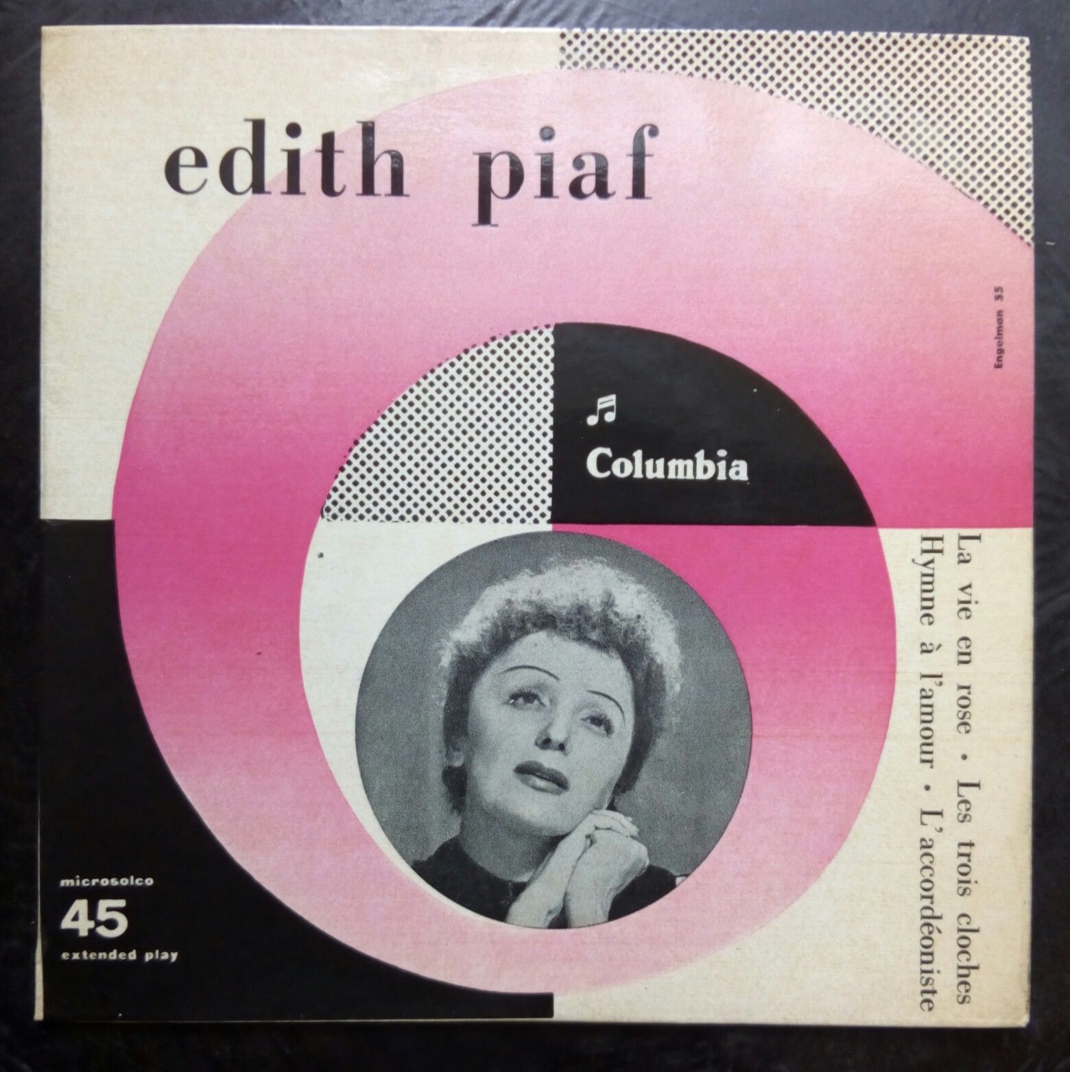 Edit Piaf Columbia SEDQ 657 microsolco 45