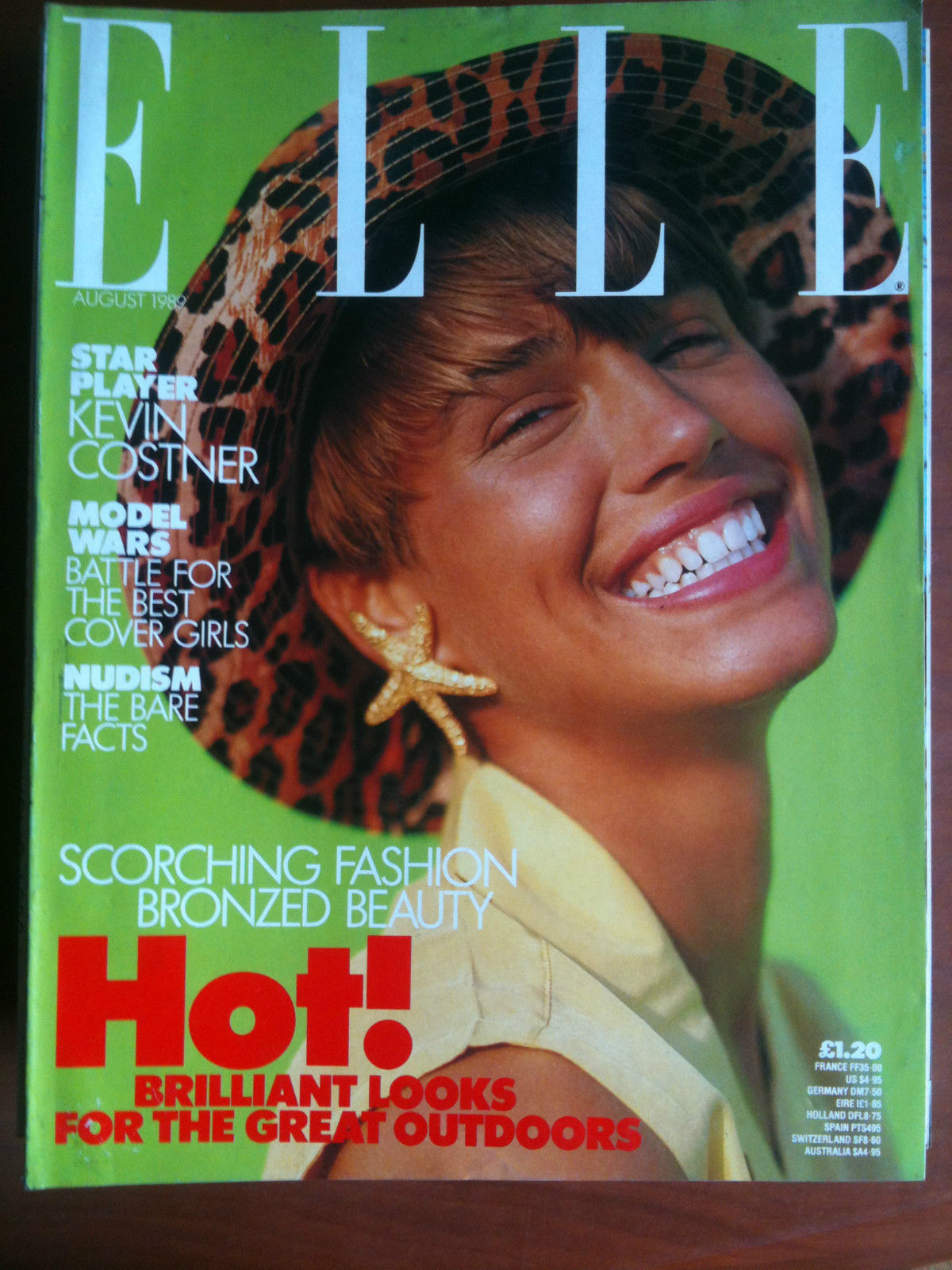 ELLE british August 1989 - Kg 0,486