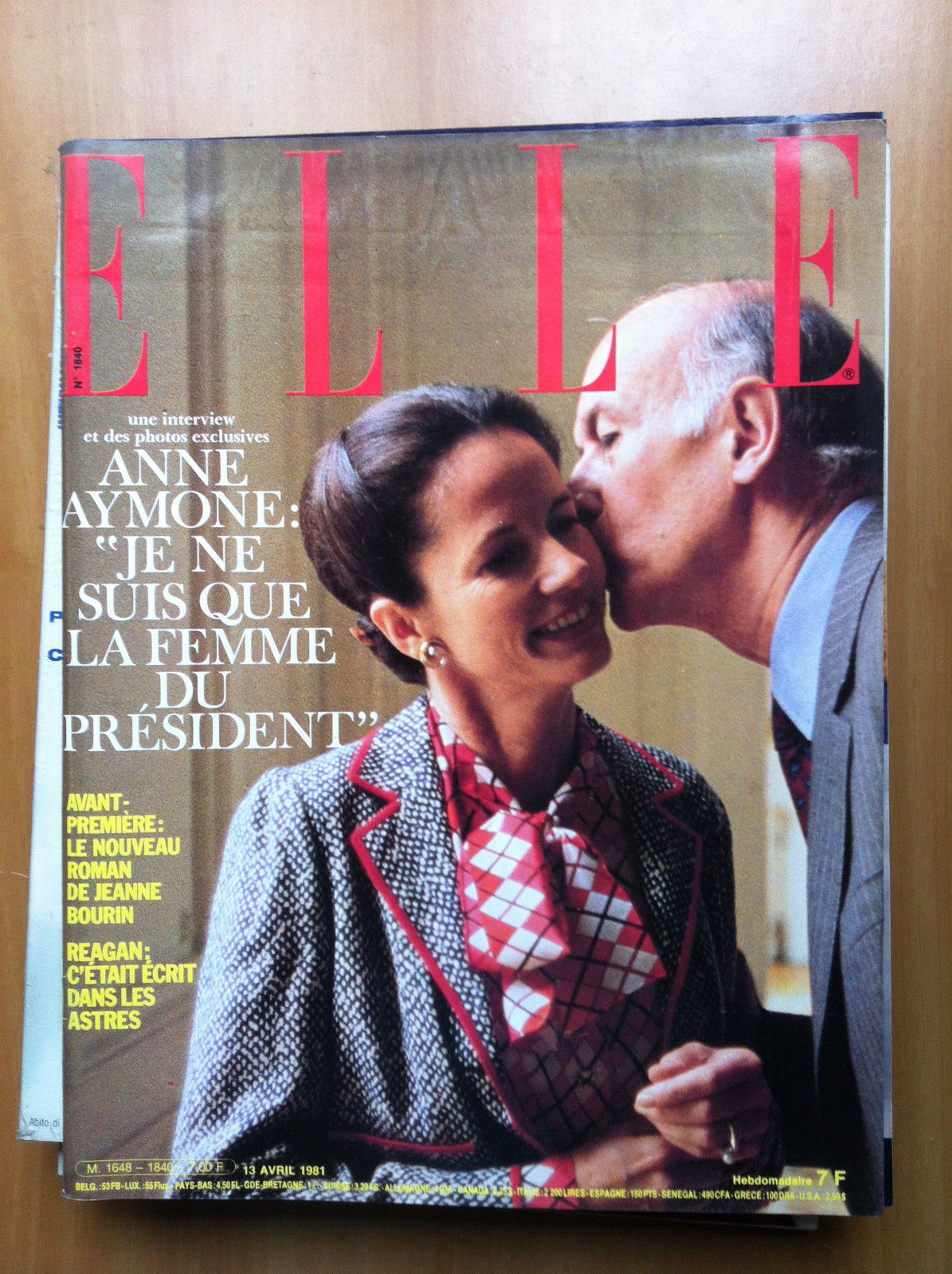 ELLE France n^ 1840 Avril 1981 Anne Aymone Valery Giscard …