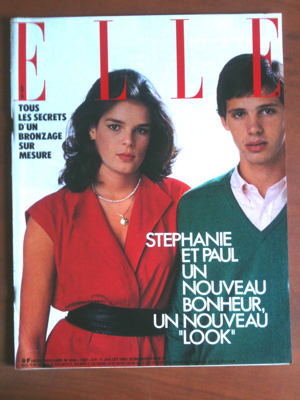 ELLE France n^ 1957 Juillet 1983 Cover: Stephanie De Monaco