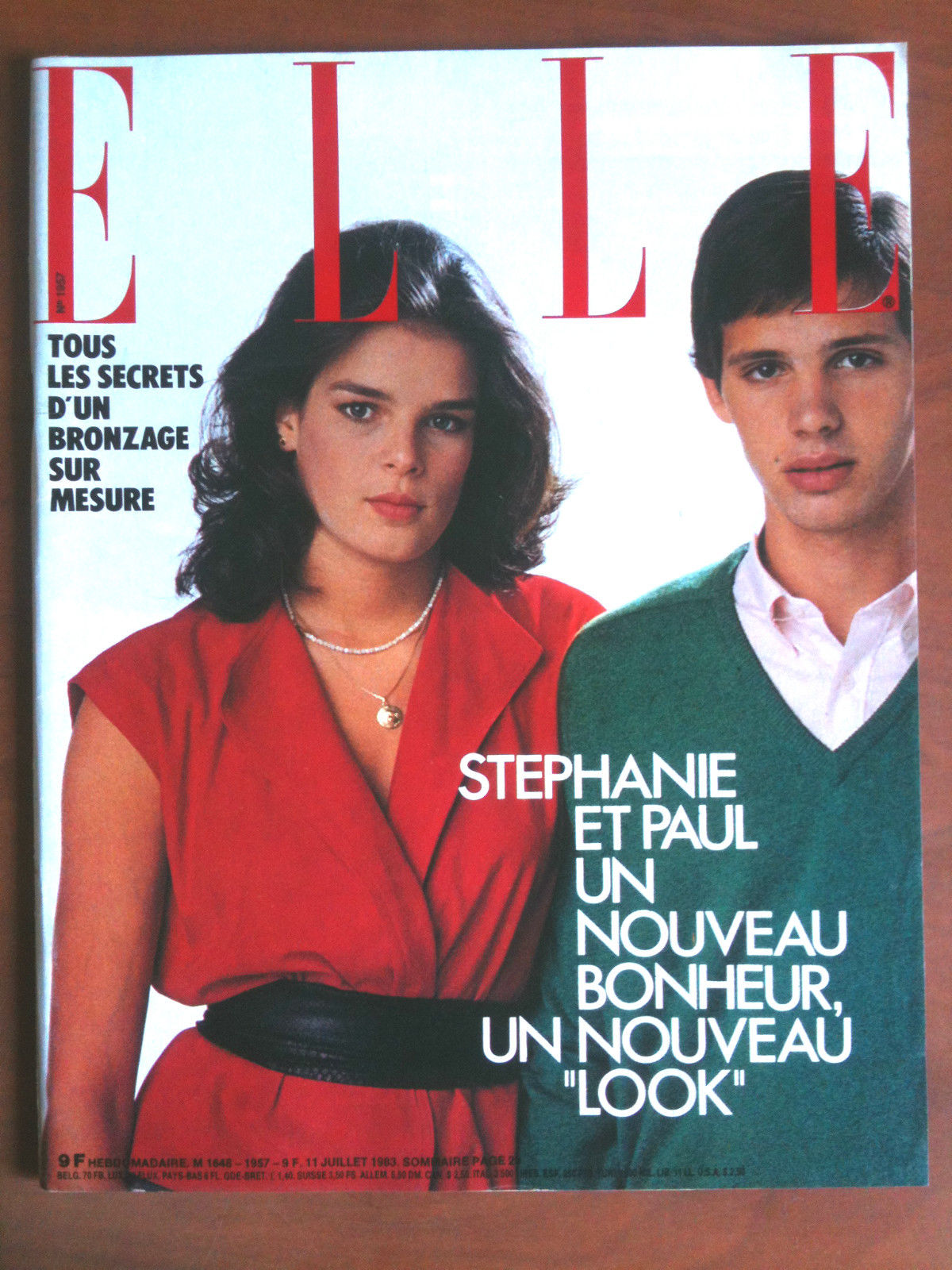 ELLE France n^ 1957 Juillet 1983 Cover: Stephanie De Monaco