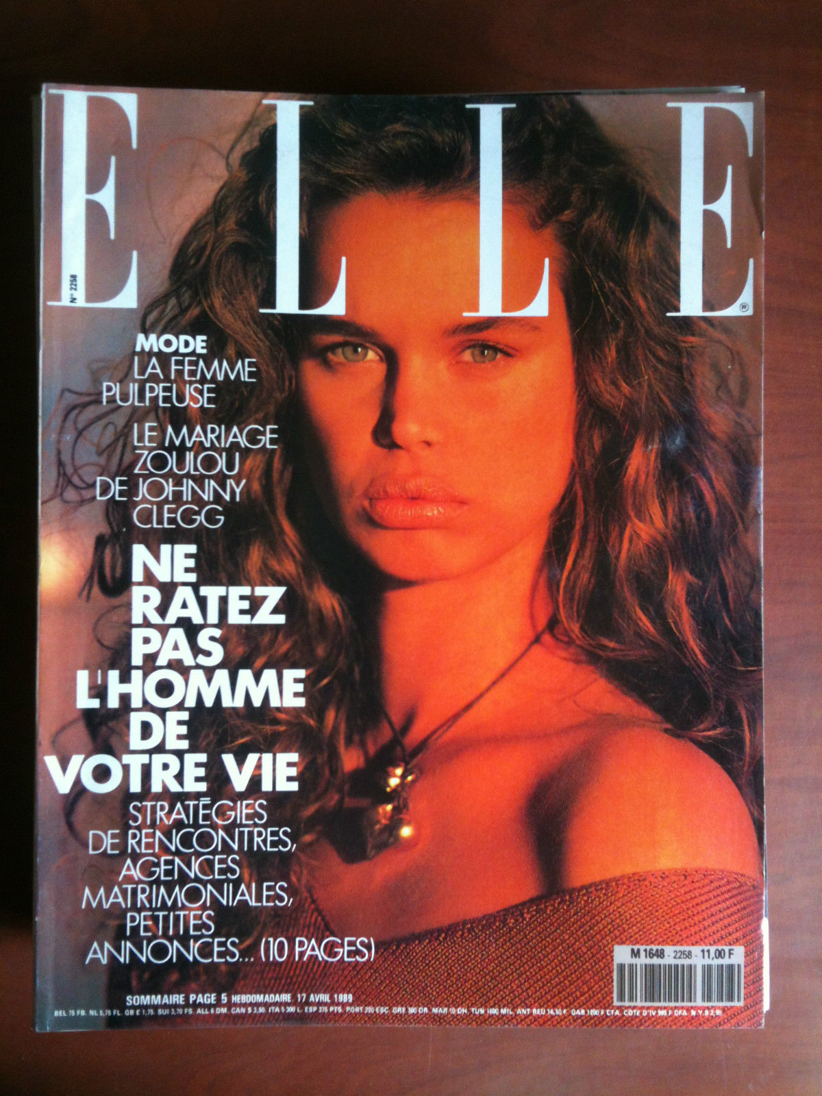 ELLE France n^ 2258 Avril 1989