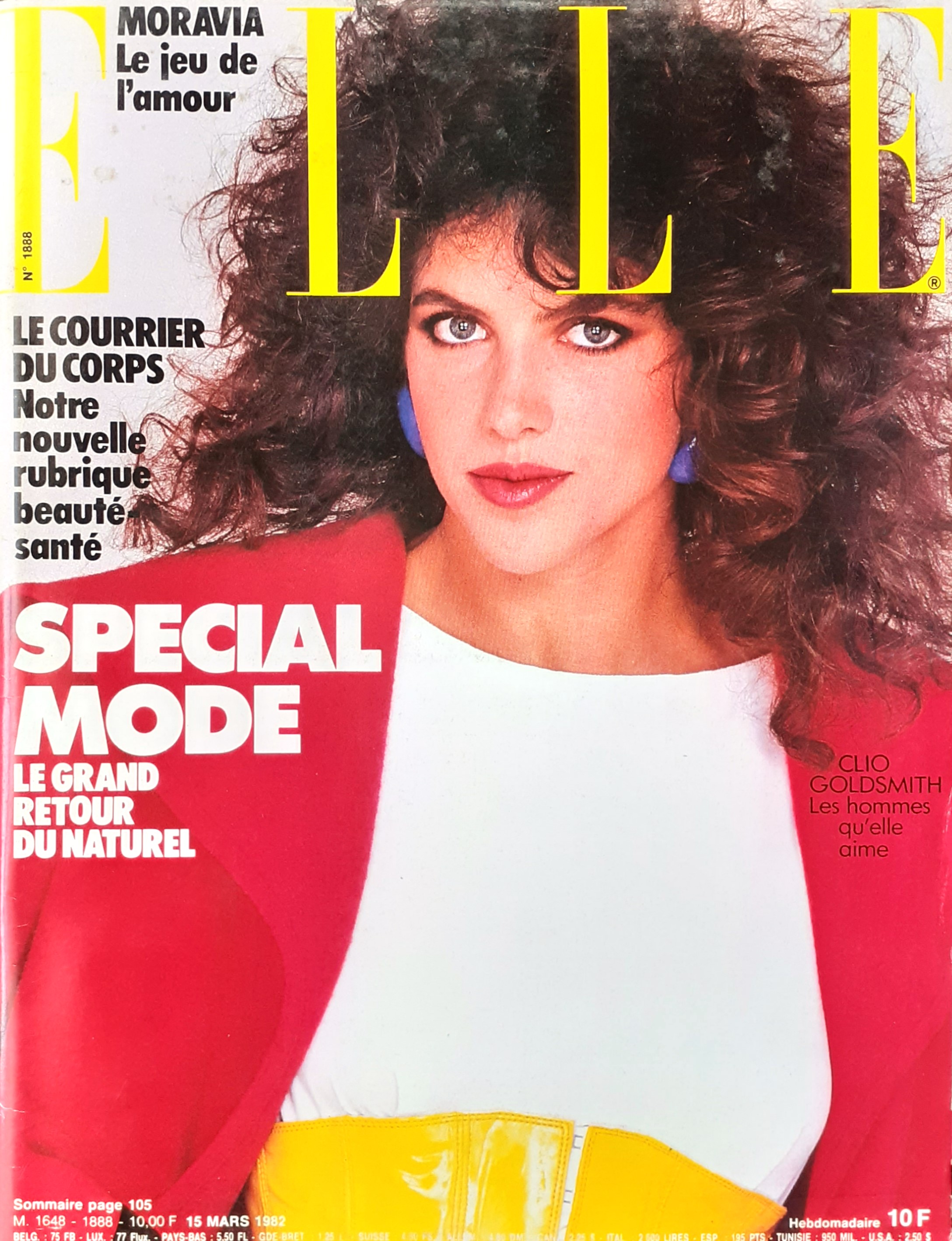 ELLE France rivista N^ 1888 /15 marzo 1982