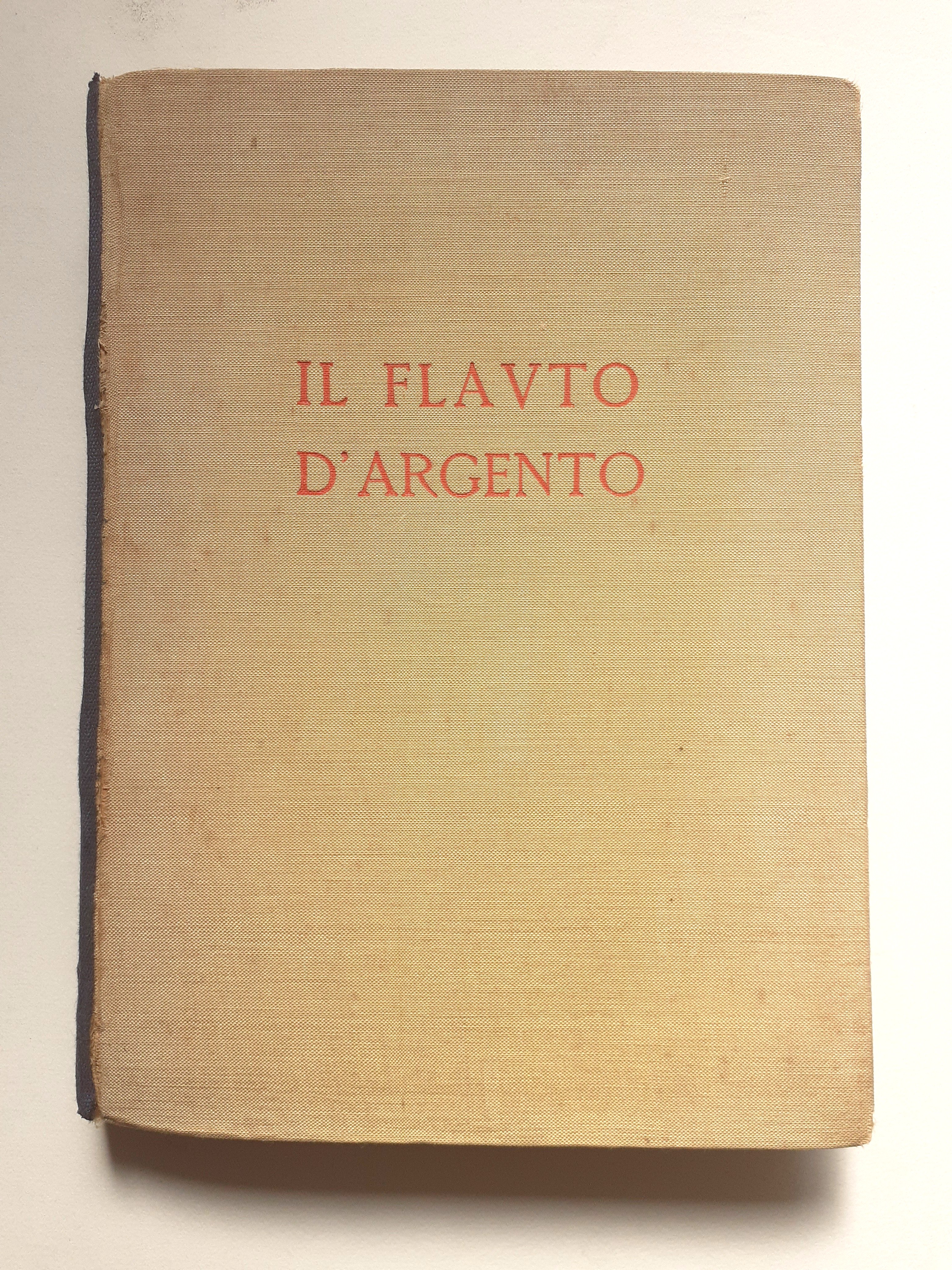 Emanuele Sella Poesie "Il flauto d'argento" 1932
