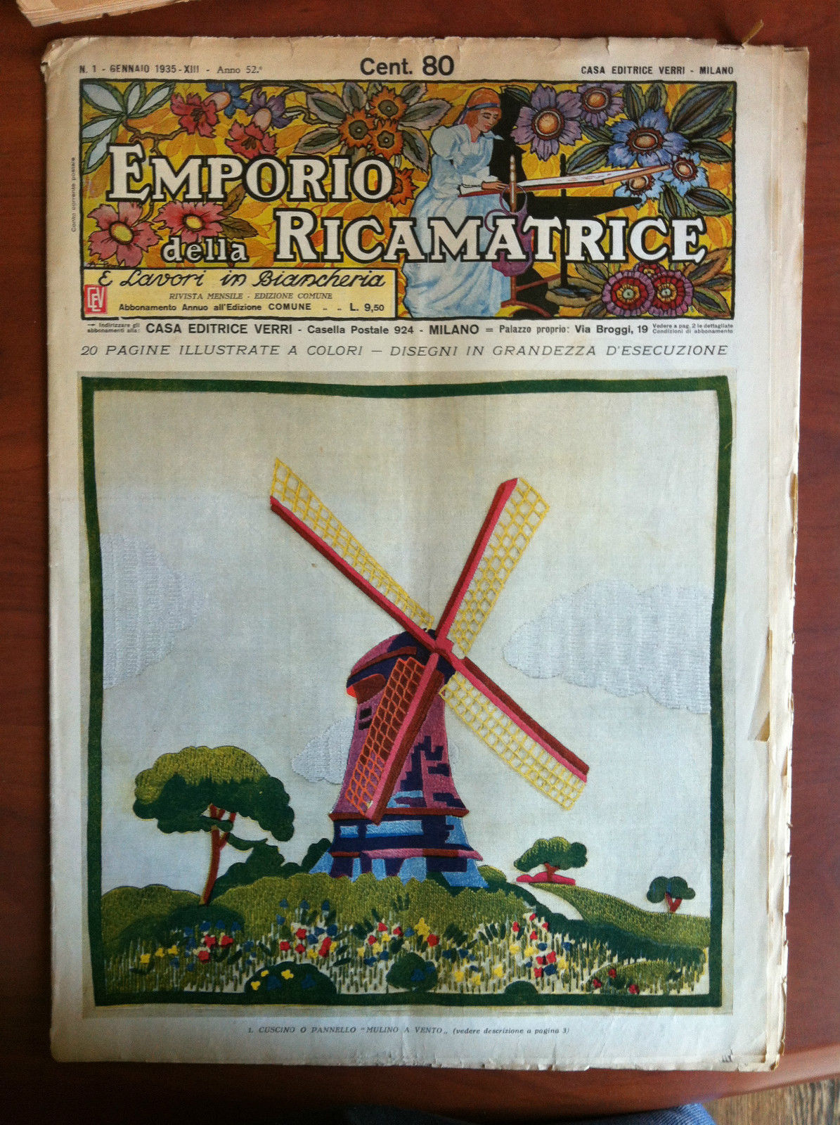 Emporio della Ricamatrice n^ 1 Gennaio 1935 - XIII - …