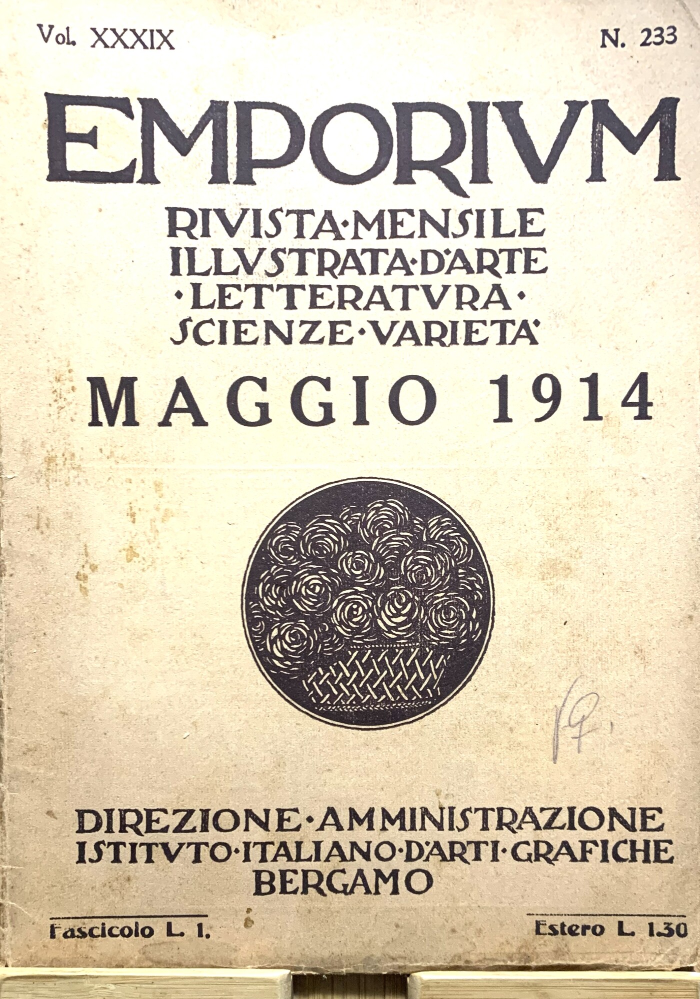 EMPORIUM n^ 233 maggi 1914