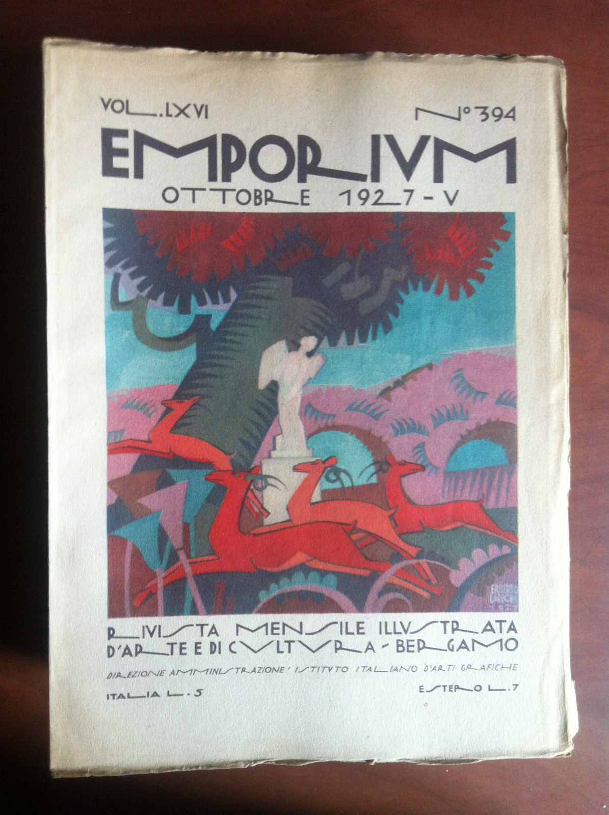 Emporium Vol LXVI n^ 394 Ottobre 1927 - E15368
