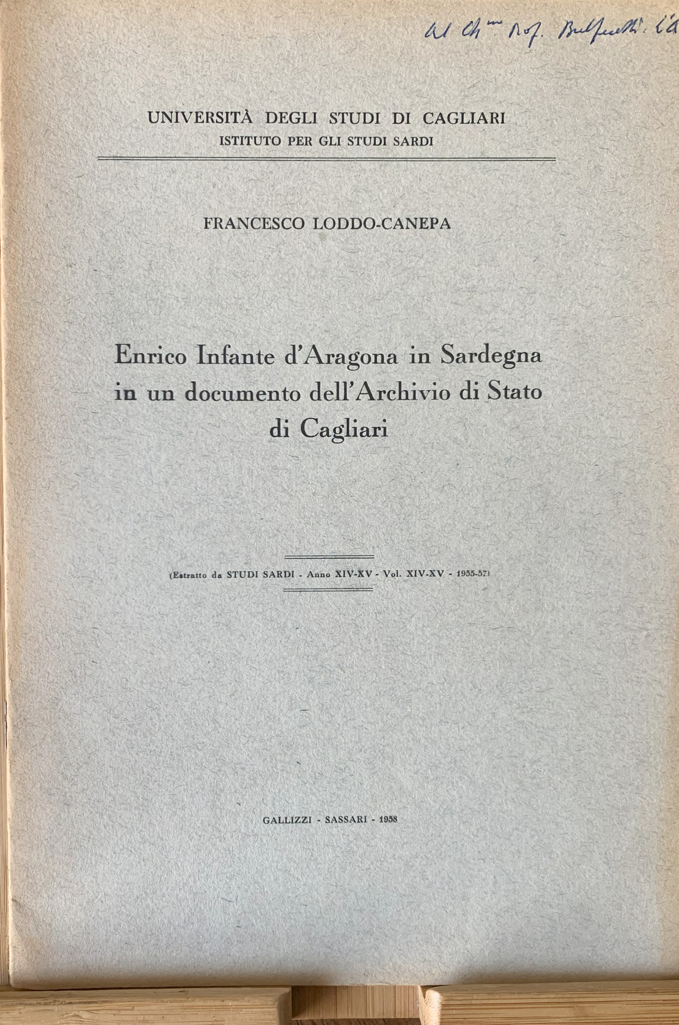 Enrico Infante d'Aragona in Sardegna in un documento dell'Archivio di …