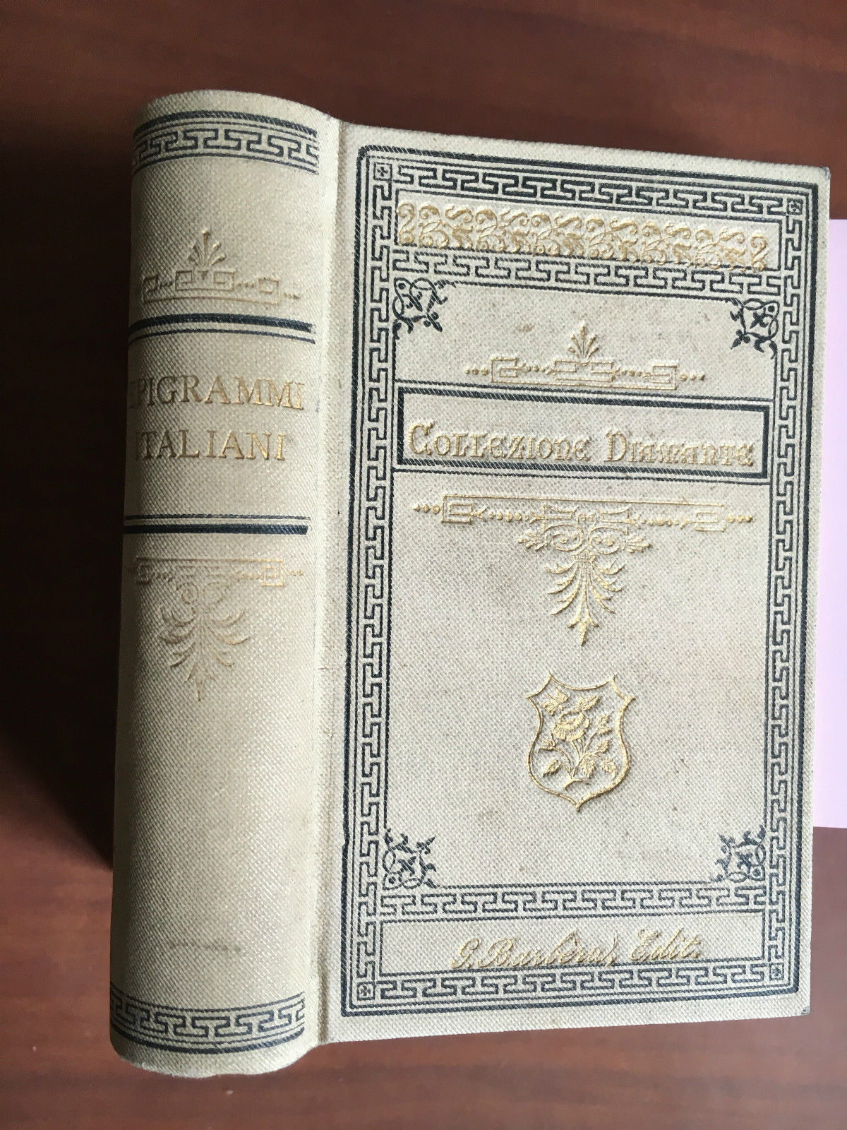 Epigrammi italiani Guido Mazzoni Barbera Ed 1896 - E21524