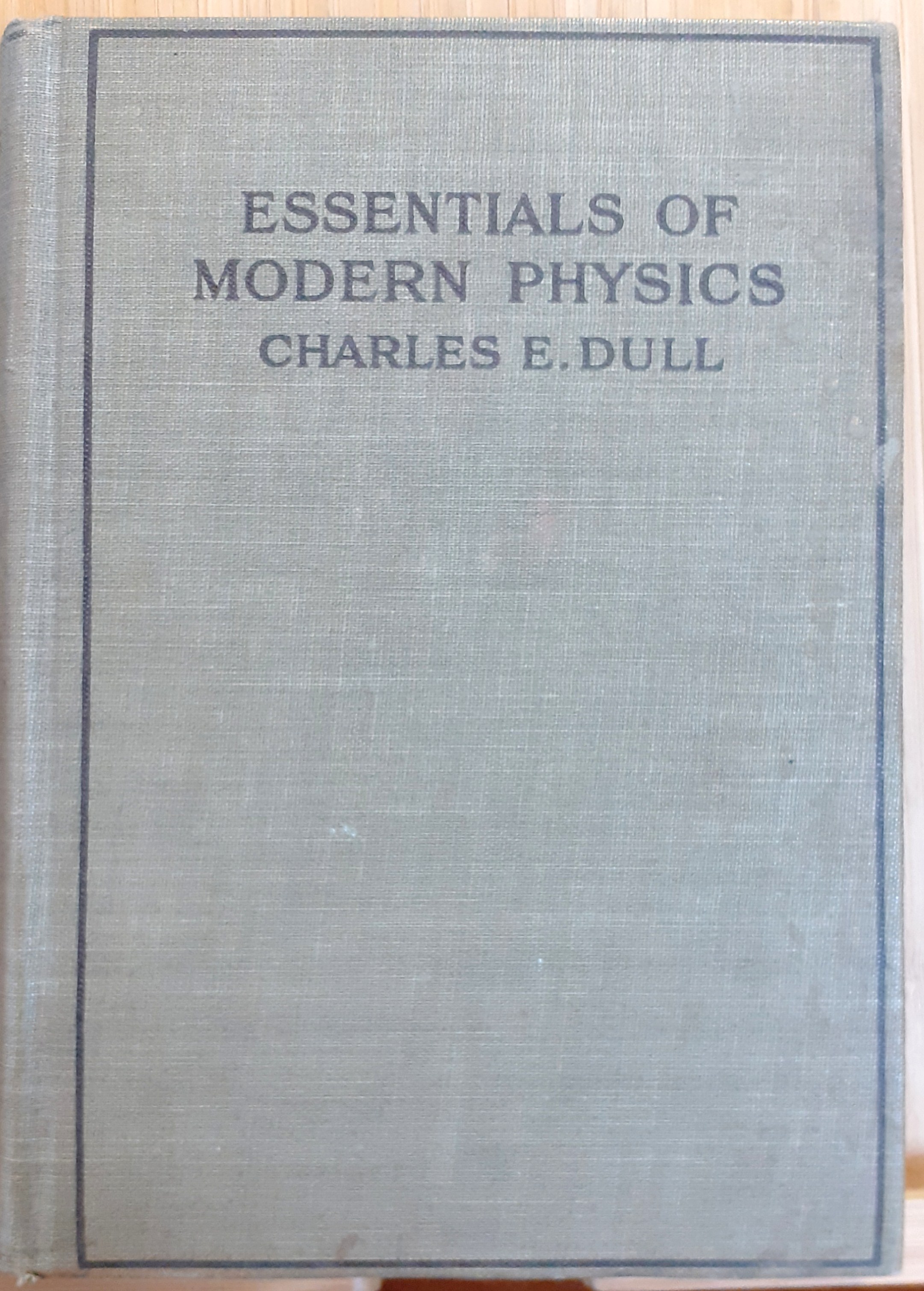 Essentials of modern Physics New York Henry Holt and Company …