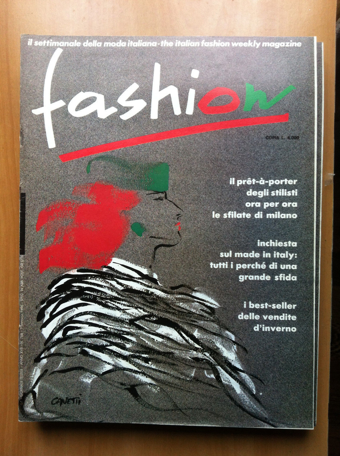 Fashion Anno XVII n^ 766 - 7 Marzo 1986 - …