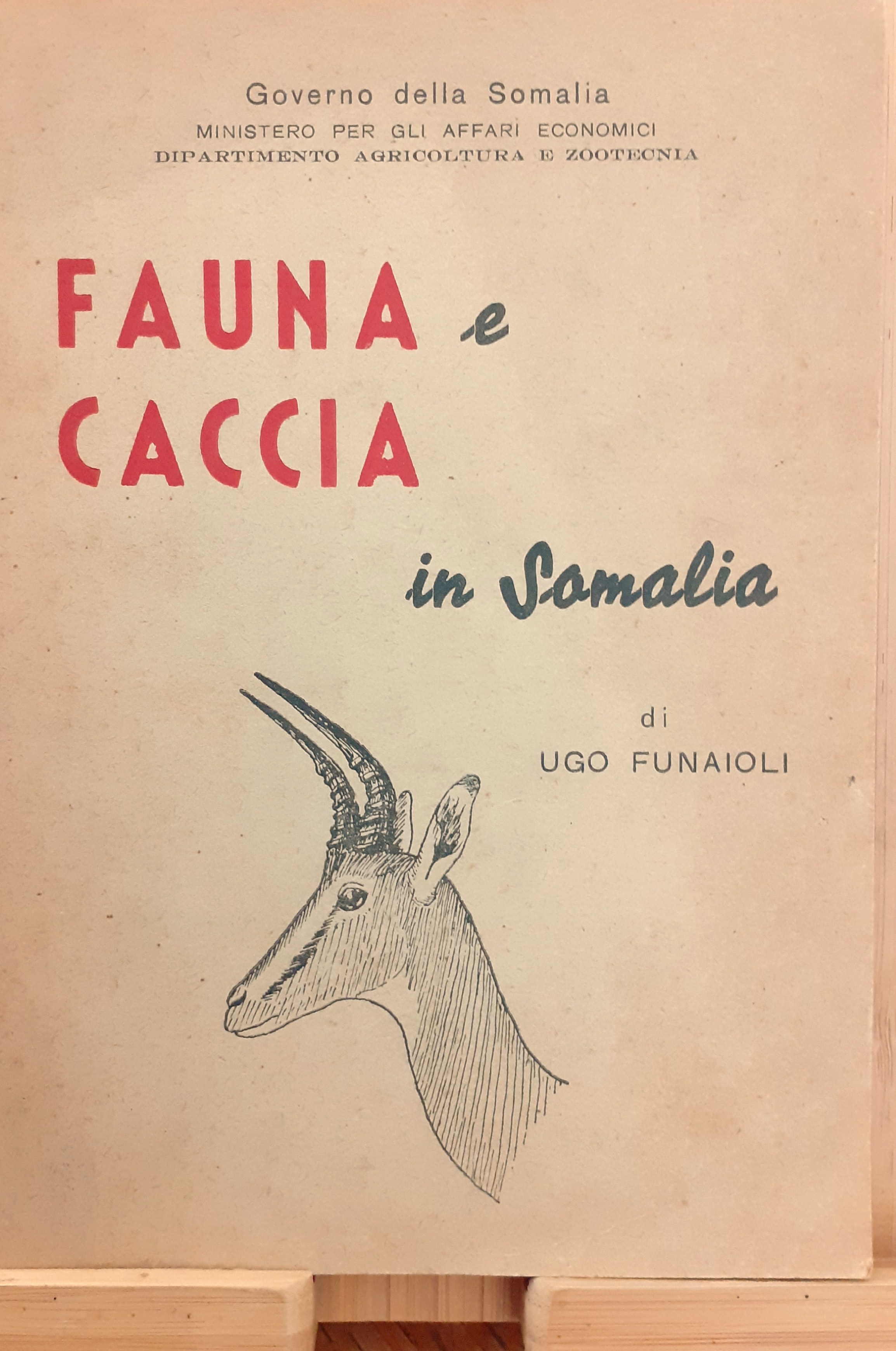 Fauna e caccia in Somalia - scuola Tipografica Missione Cattolica …