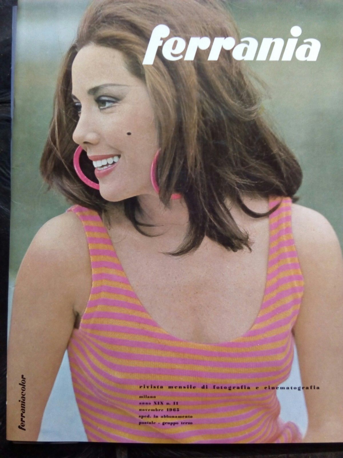 Ferrania Anno XIX n^11 novembre 1965 Cover: Maria Grazia Spina