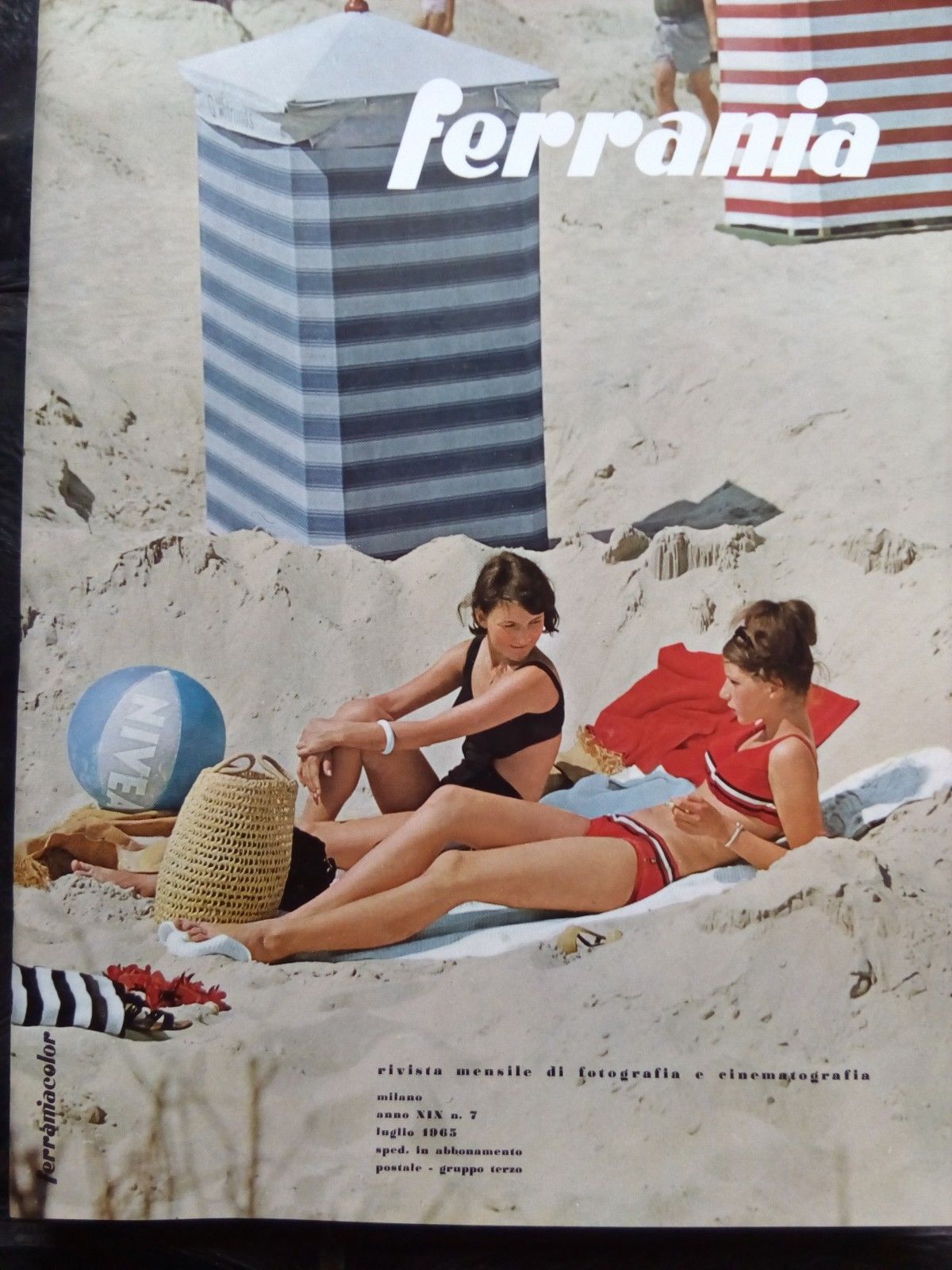 Ferrania Anno XIX n^ 7 Luglio 1965 Cover: Brunetto Pellegrineschi