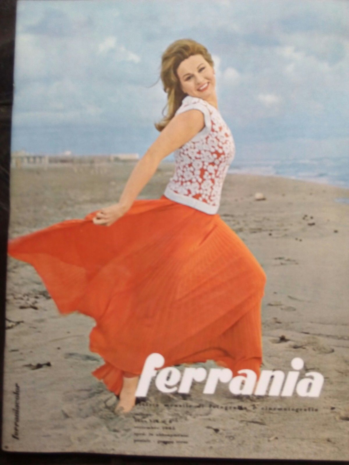 Ferrania Anno XIX n^ 9 settembre 1965 Cover: Liana Orfei