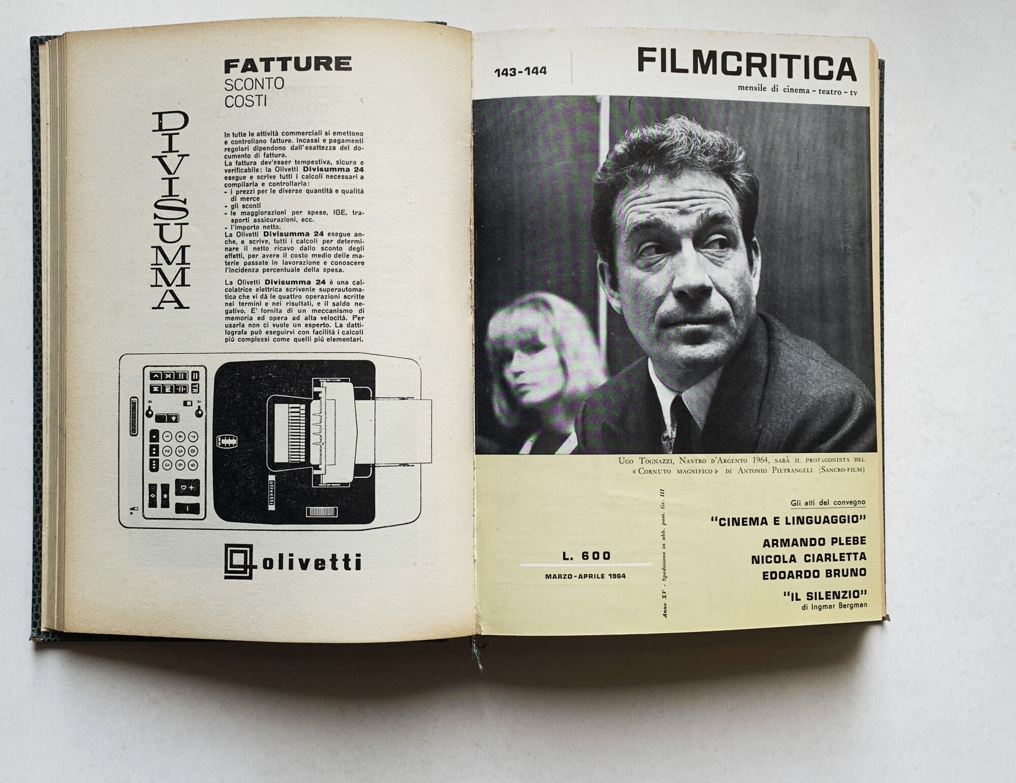 Filmcritica, mensile di cinema-teatro-tv (Anno XV - NN. 141-152 - …